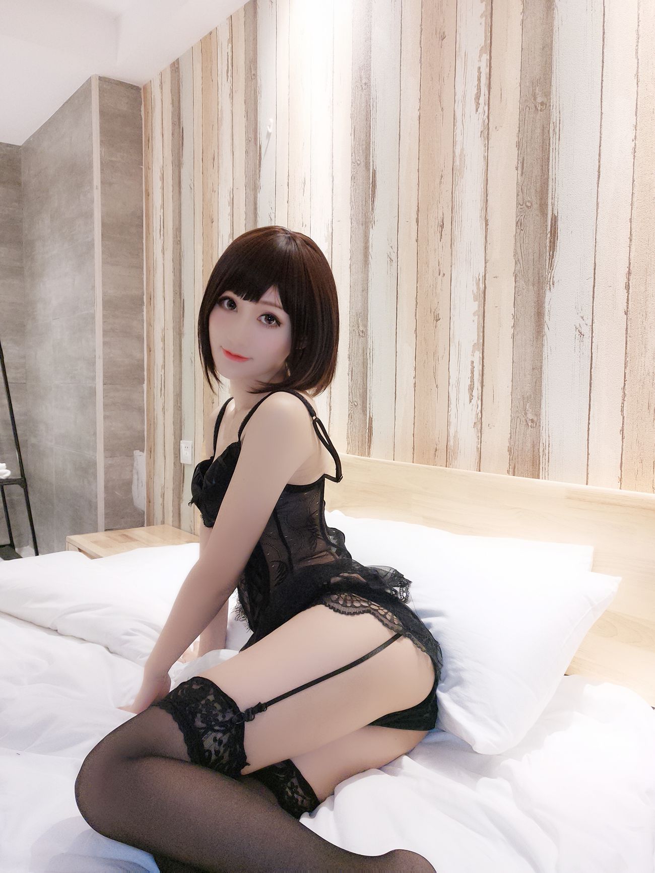 图片[14]-木之本果 – 黑色情趣内衣[22P] – 速更版-美库