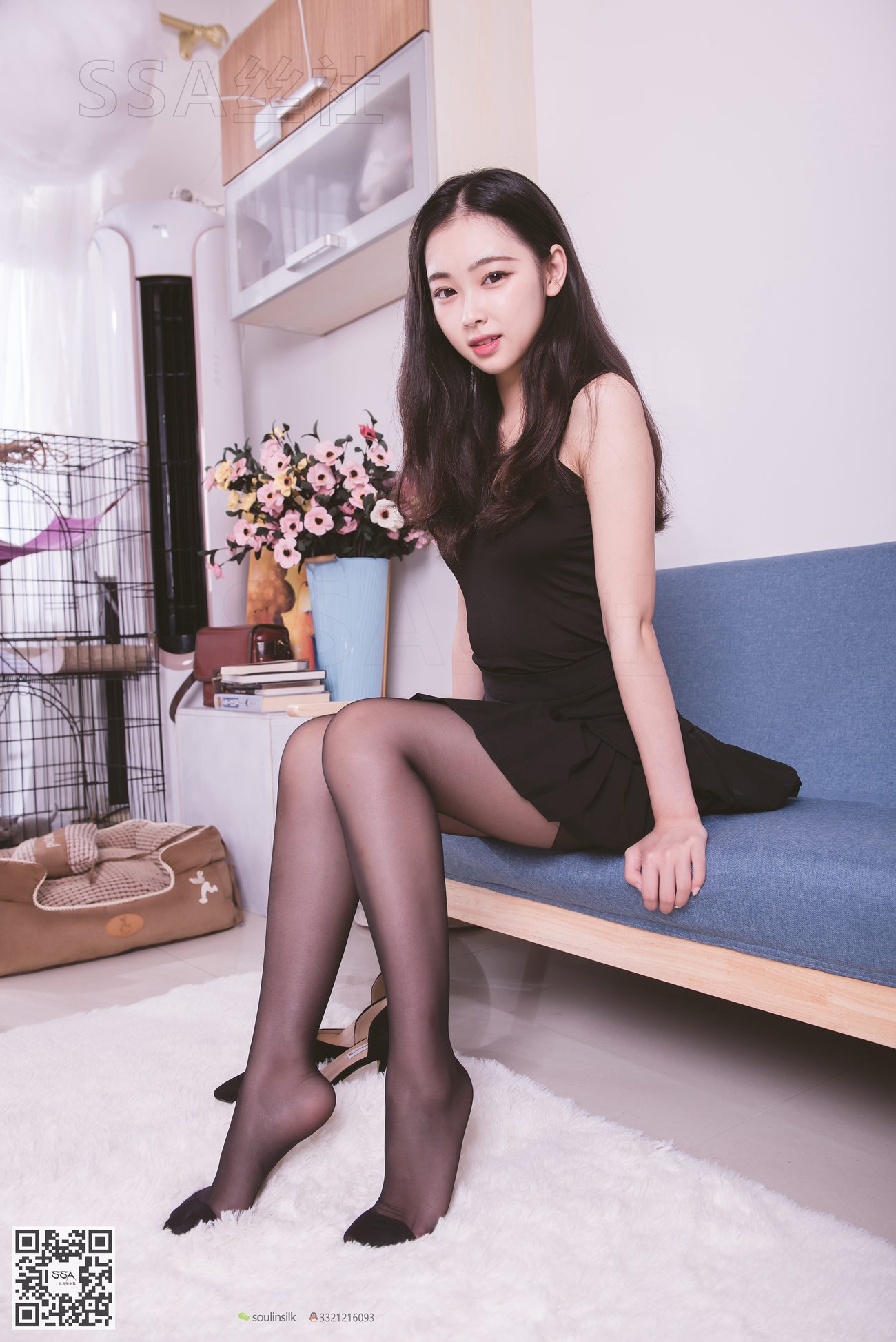 图片[55]-[SSA丝社]超清写真 NO.122 文娟 无法抵挡的黑色脚尖加固丝袜[129P] – 速更版-美库