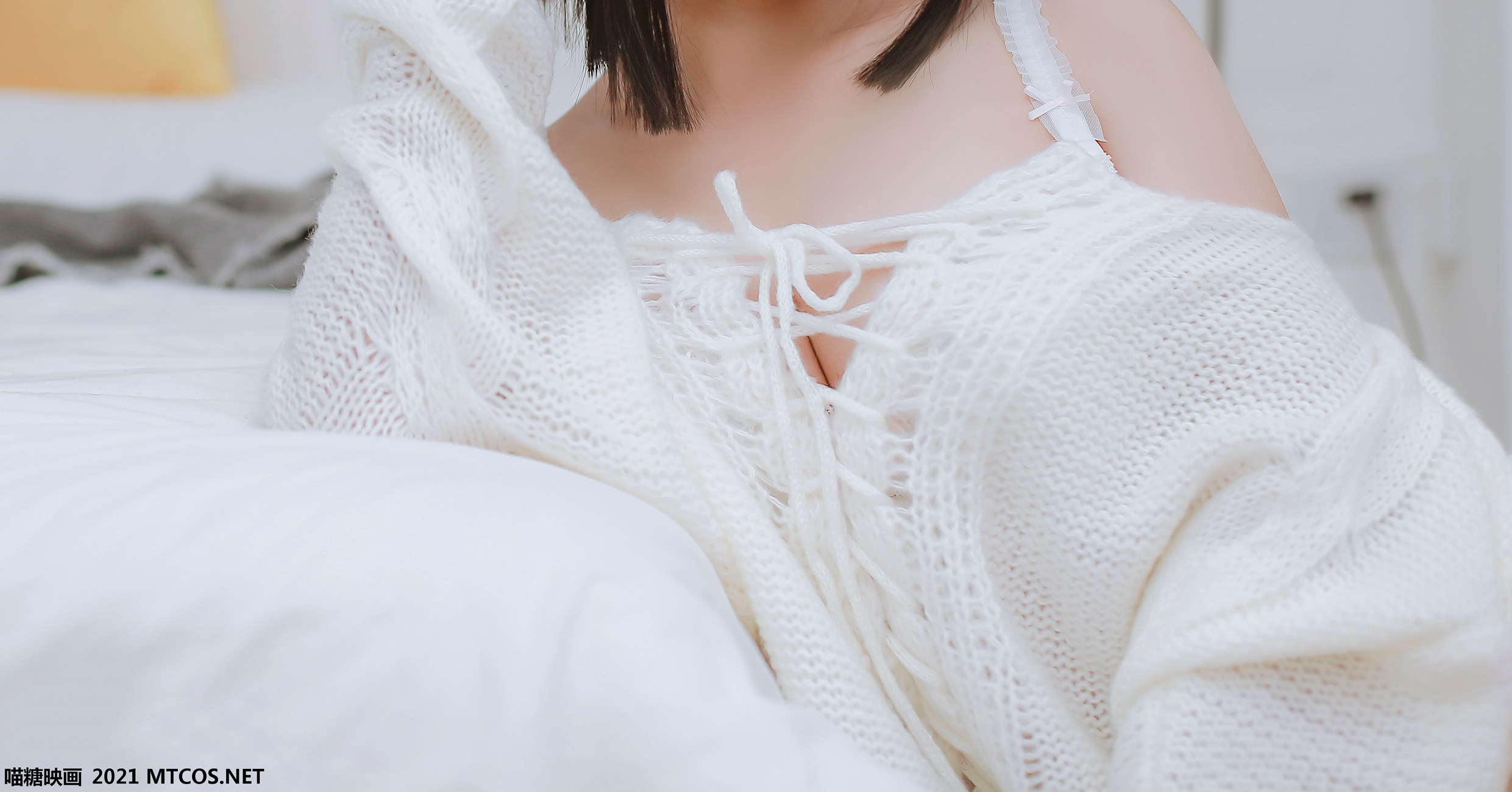 图片[13]-[喵糖映画]VOL.457 妹妹的白色毛衣[20P] – 速更版-美库