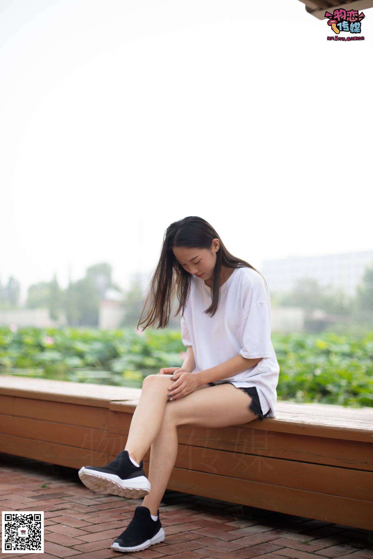 图片[157]-物恋传媒 No.032 清水出芙蓉,天然去雕饰,黑色跑鞋配纯纯白棉袜 [178P] – 速更版-美库