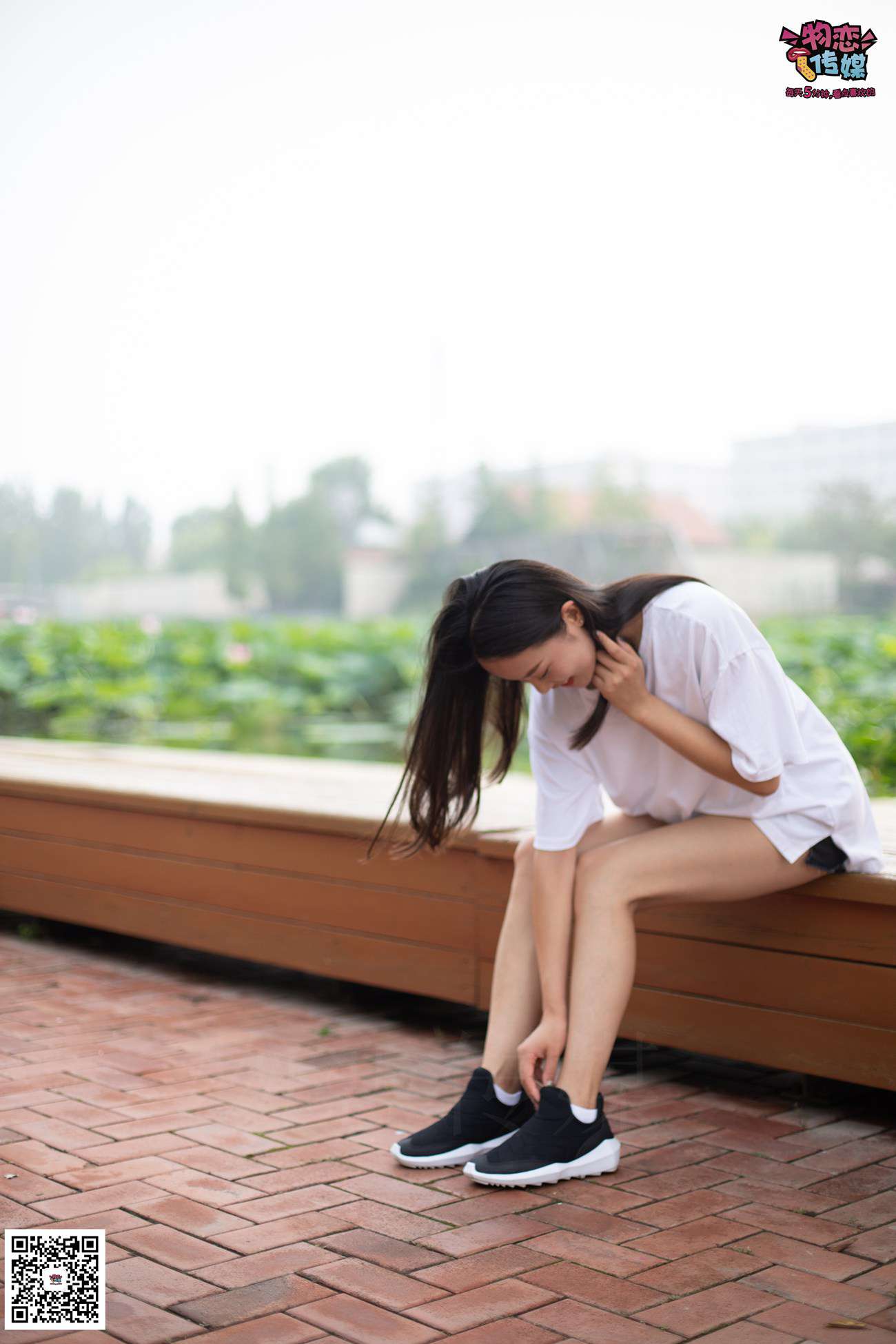 图片[161]-物恋传媒 No.032 清水出芙蓉,天然去雕饰,黑色跑鞋配纯纯白棉袜 [178P] – 速更版-美库