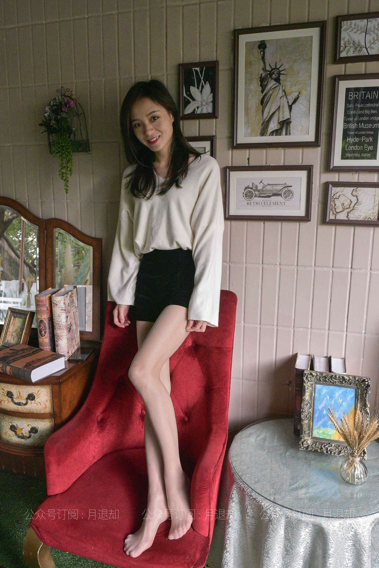 图片[37]-[IESS异思趣向] 耽丝 210307 红椅上舞蹈的肉丝小六[91P] – 速更版-美库