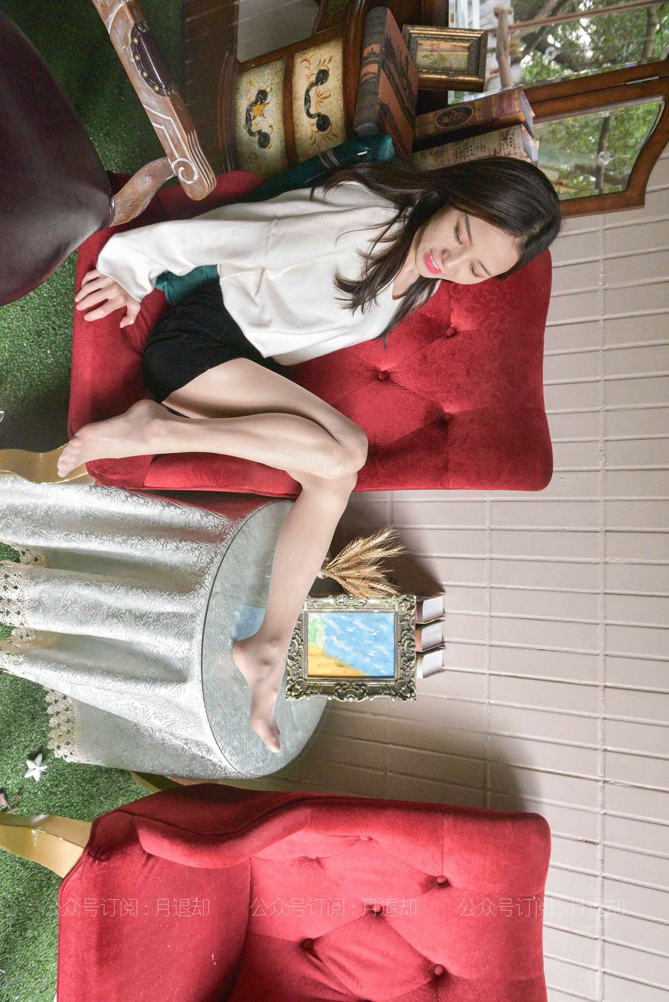 图片[56]-[IESS异思趣向] 耽丝 210307 红椅上舞蹈的肉丝小六[91P] – 速更版-美库