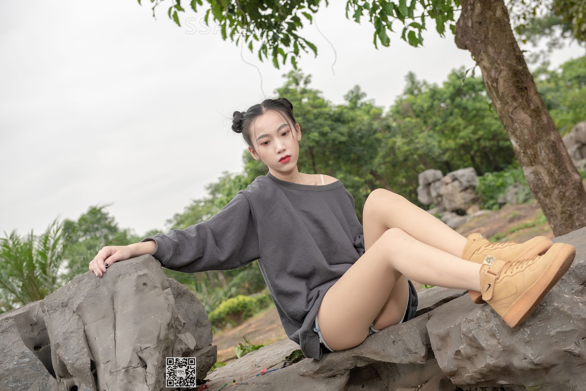 图片[138]-[SSA丝社]超清写真 NO.125 大大 腿模大大的郊外踏青之旅[154P] – 速更版-美库