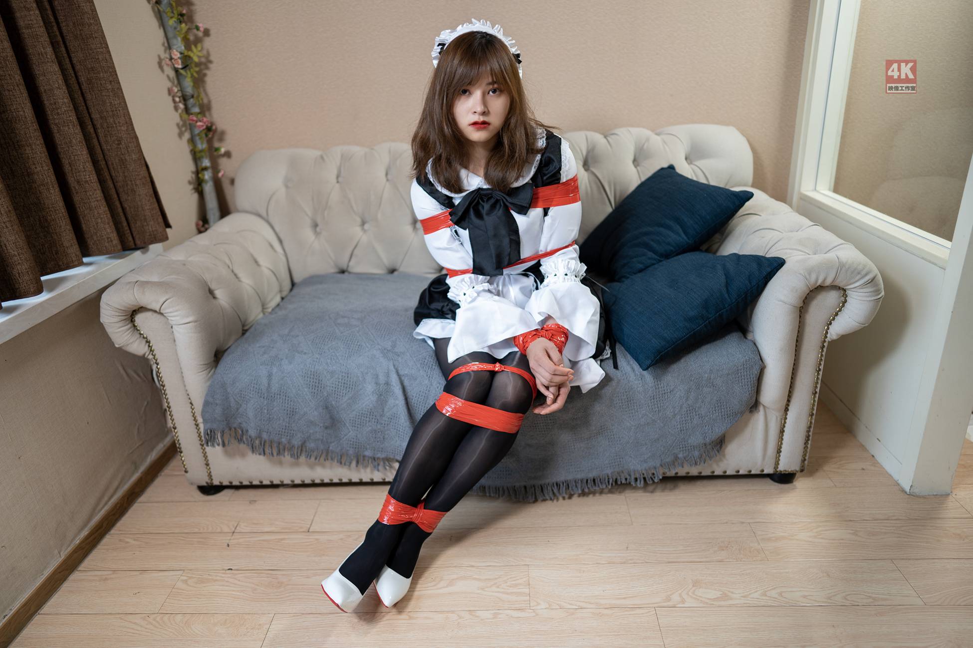 图片[15]-[Ligui丽柜]2021.08.08 《女仆与红胶带》奈奈[71+1P] – 速更版-美库