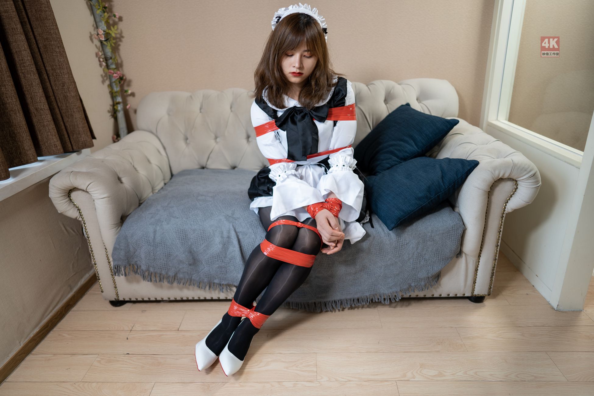 图片[17]-[Ligui丽柜]2021.08.08 《女仆与红胶带》奈奈[71+1P] – 速更版-美库