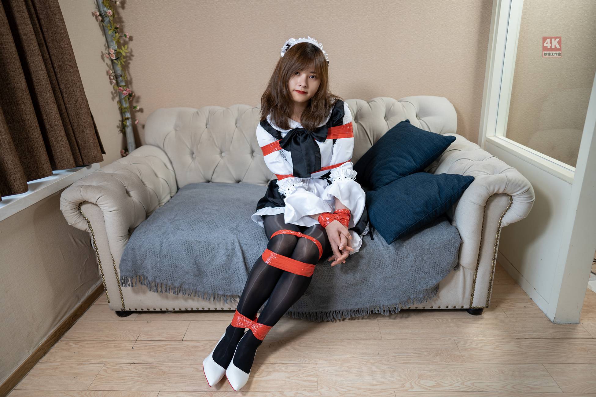 图片[20]-[Ligui丽柜]2021.08.08 《女仆与红胶带》奈奈[71+1P] – 速更版-美库