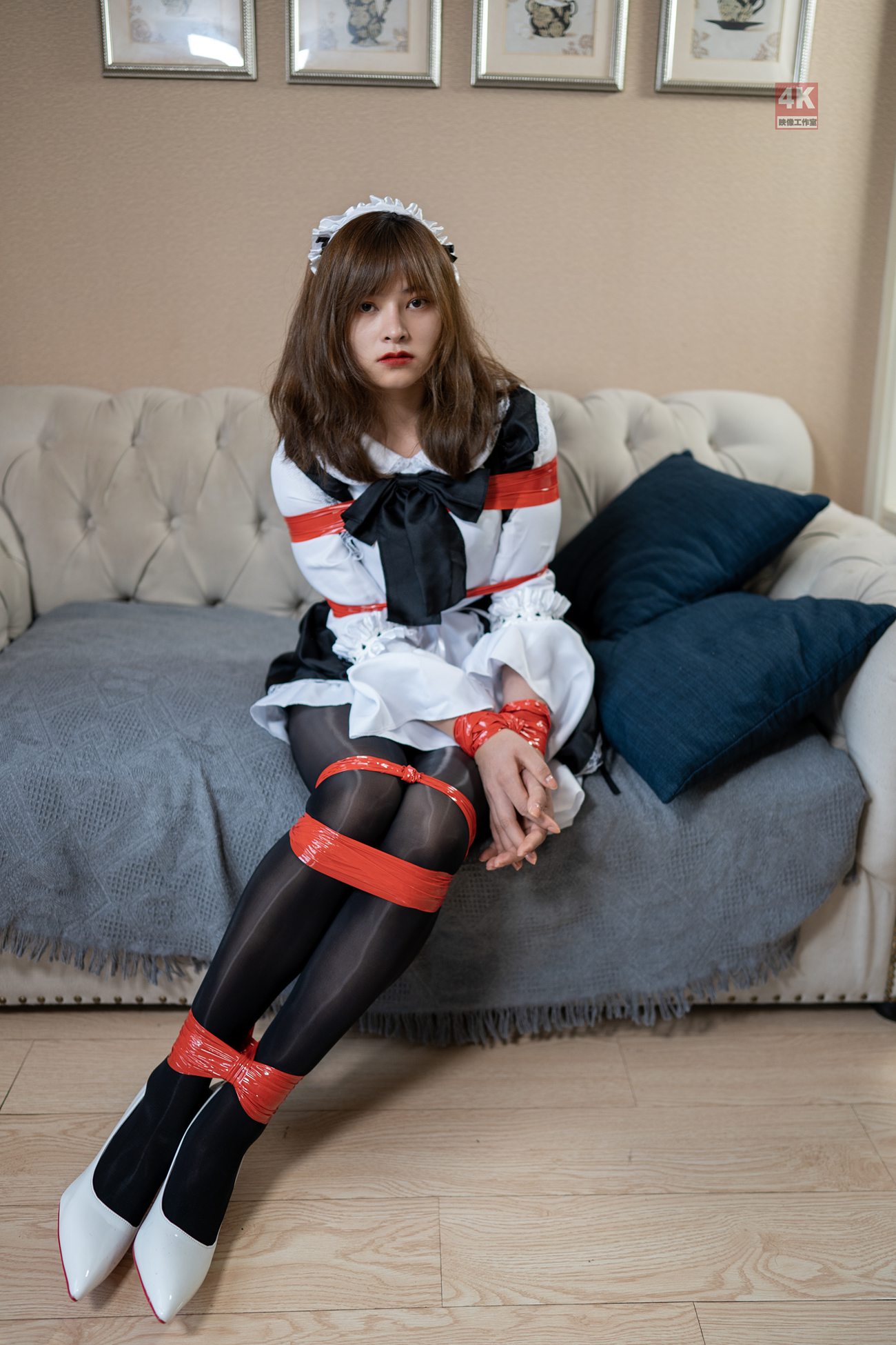 图片[25]-[Ligui丽柜]2021.08.08 《女仆与红胶带》奈奈[71+1P] – 速更版-美库