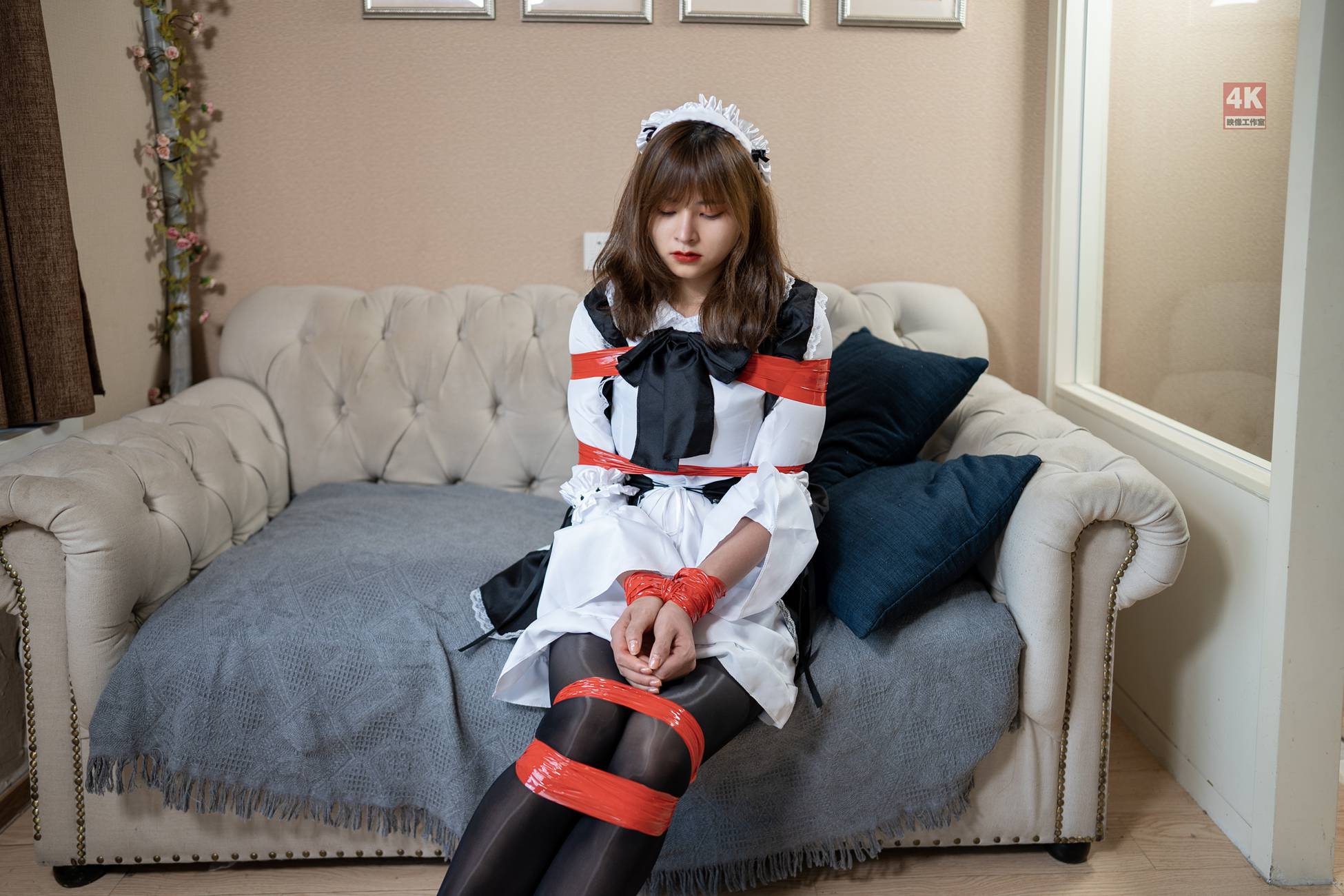 图片[47]-[Ligui丽柜]2021.08.08 《女仆与红胶带》奈奈[71+1P] – 速更版-美库