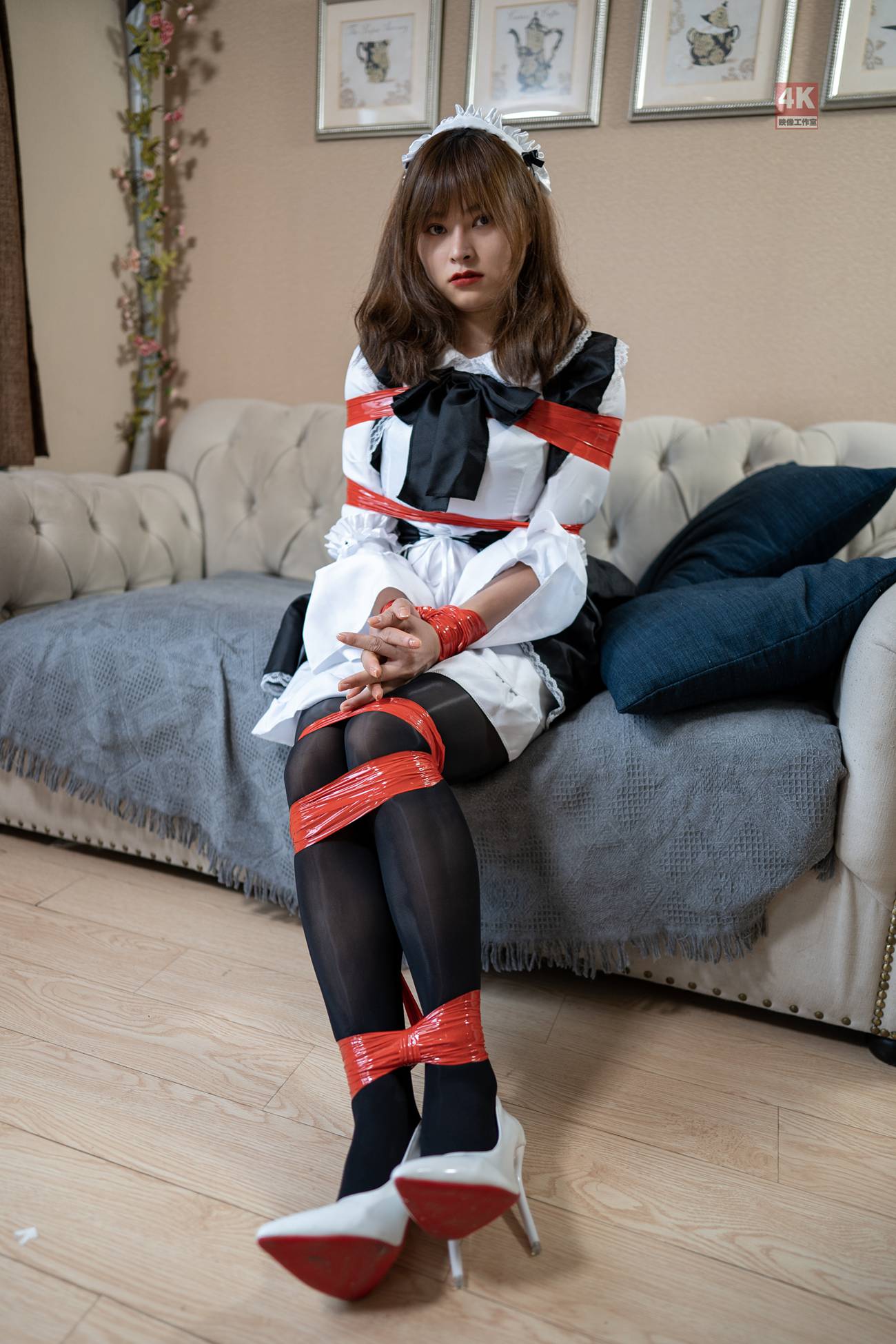 图片[49]-[Ligui丽柜]2021.08.08 《女仆与红胶带》奈奈[71+1P] – 速更版-美库