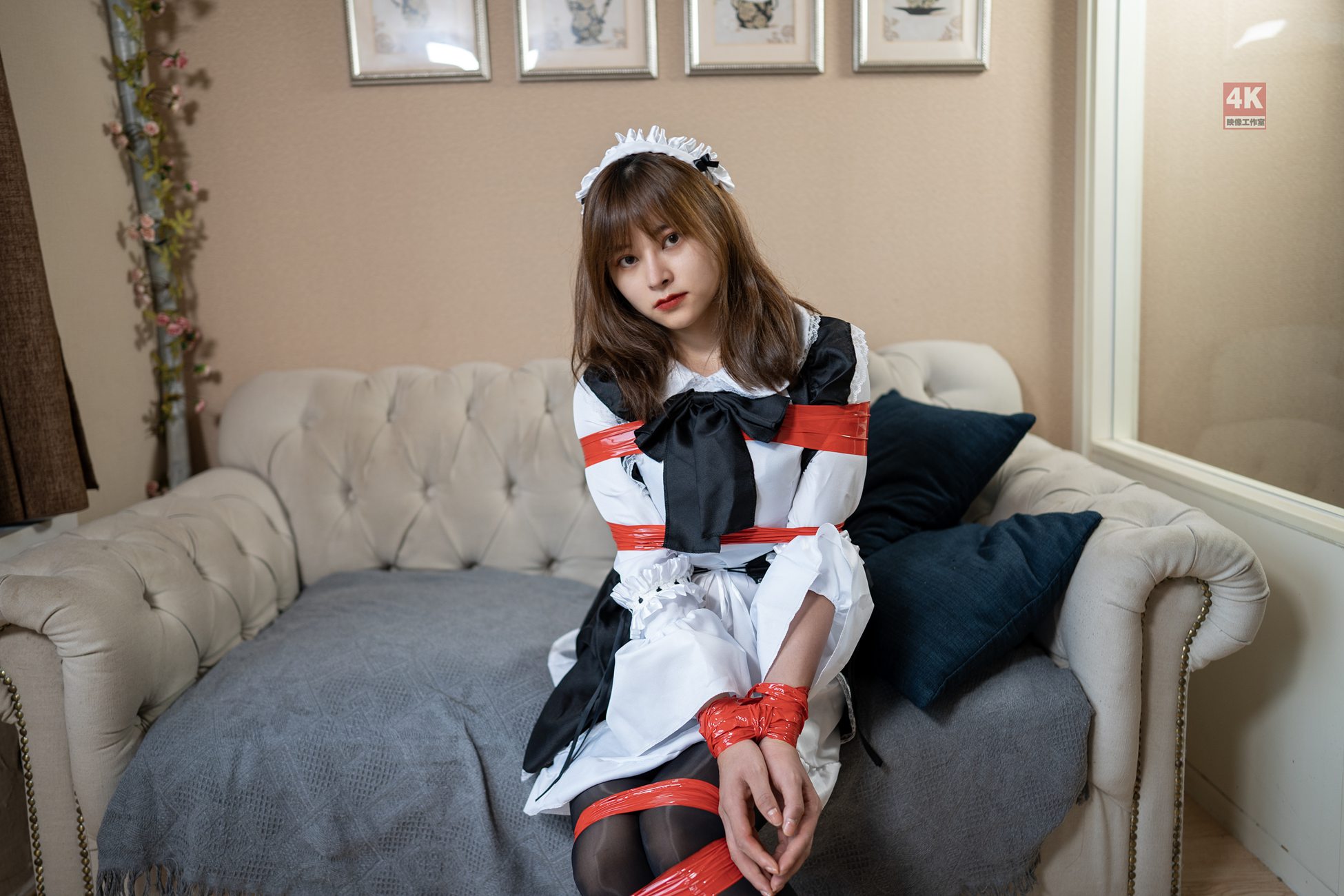 图片[54]-[Ligui丽柜]2021.08.08 《女仆与红胶带》奈奈[71+1P] – 速更版-美库