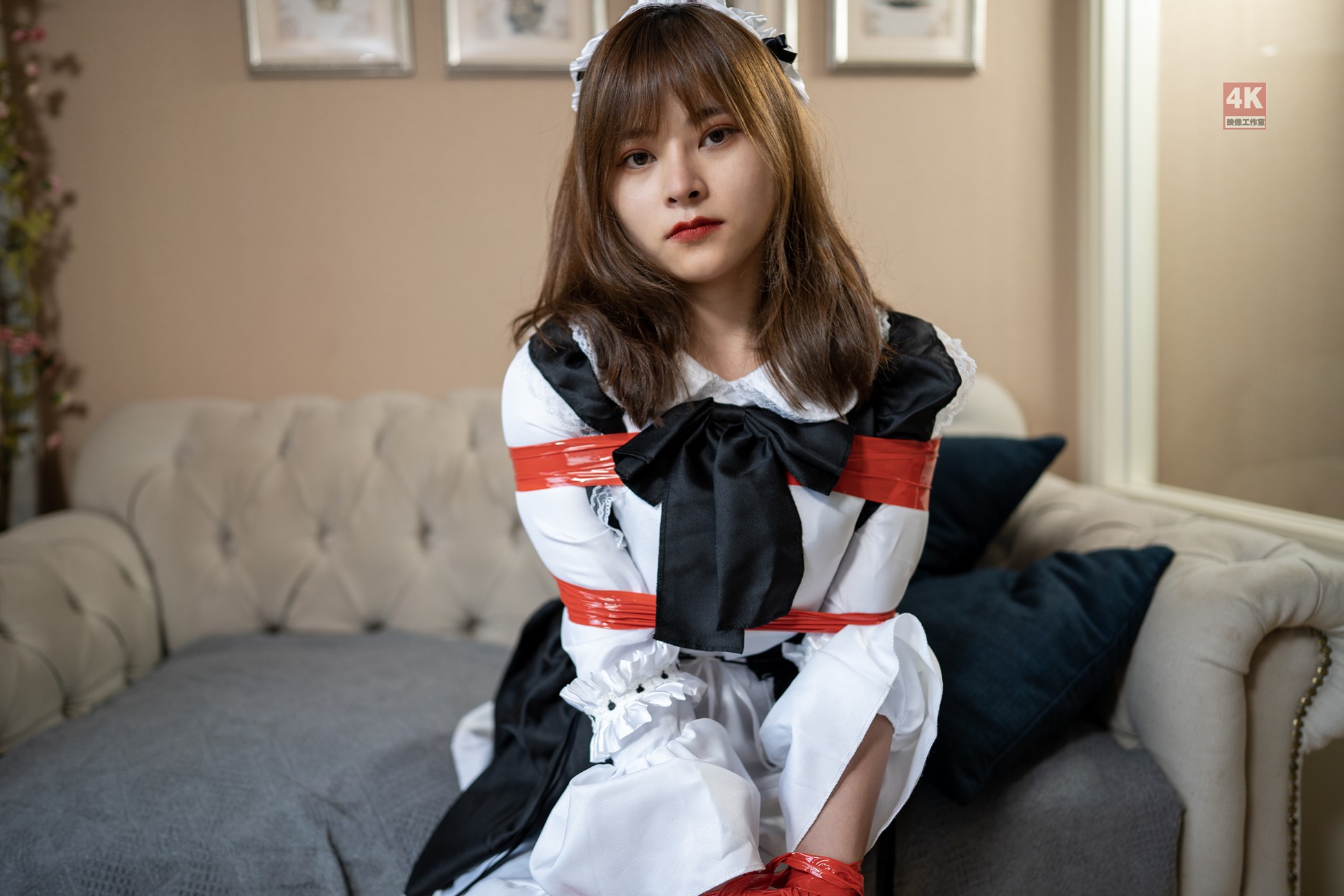 图片[56]-[Ligui丽柜]2021.08.08 《女仆与红胶带》奈奈[71+1P] – 速更版-美库