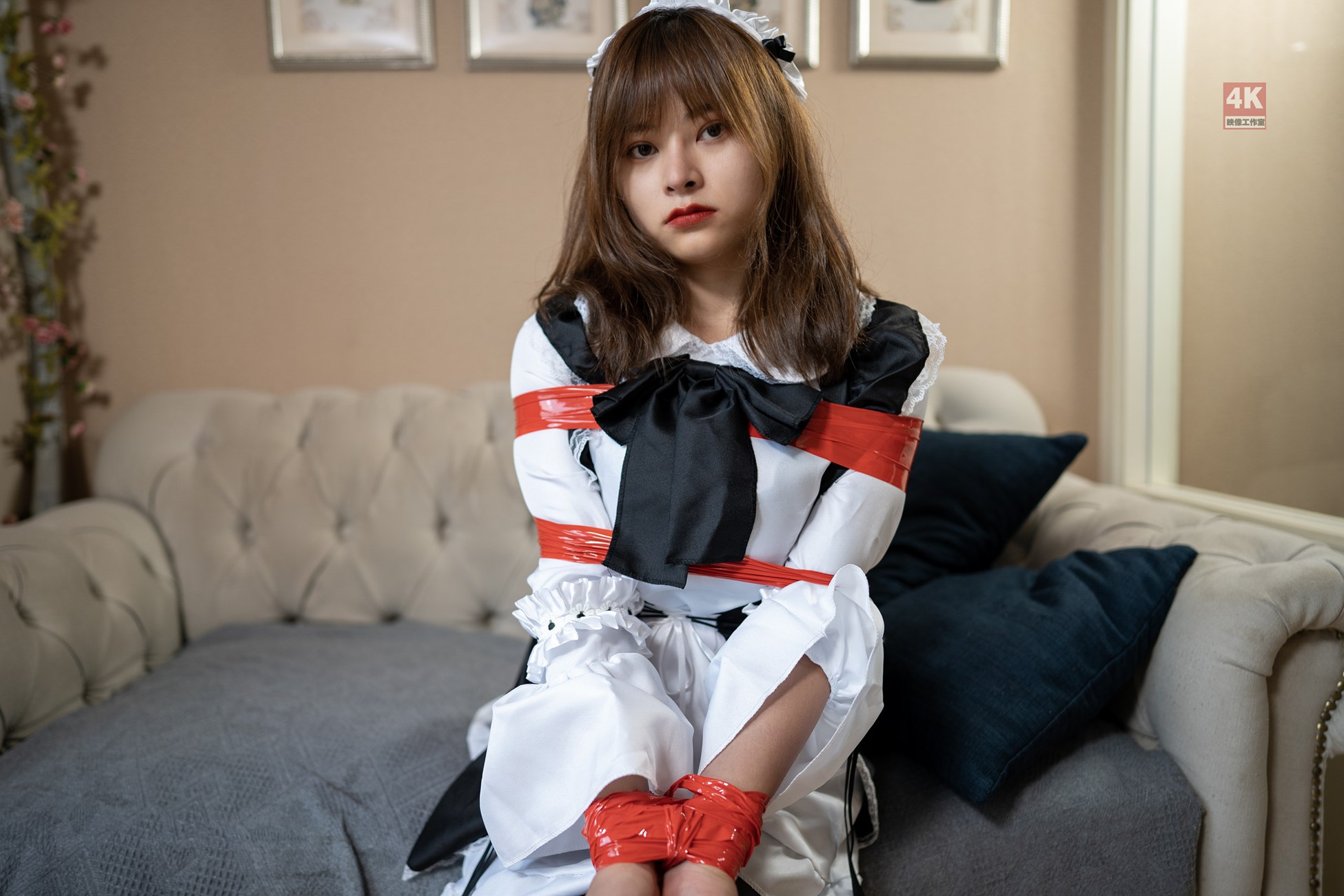 图片[59]-[Ligui丽柜]2021.08.08 《女仆与红胶带》奈奈[71+1P] – 速更版-美库