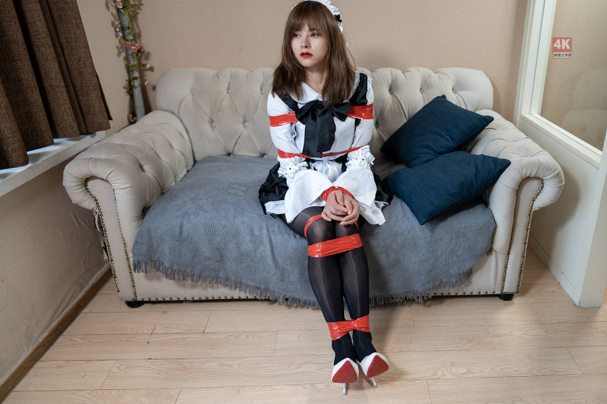 图片[73]-[Ligui丽柜]2021.08.08 《女仆与红胶带》奈奈[71+1P] – 速更版-美库