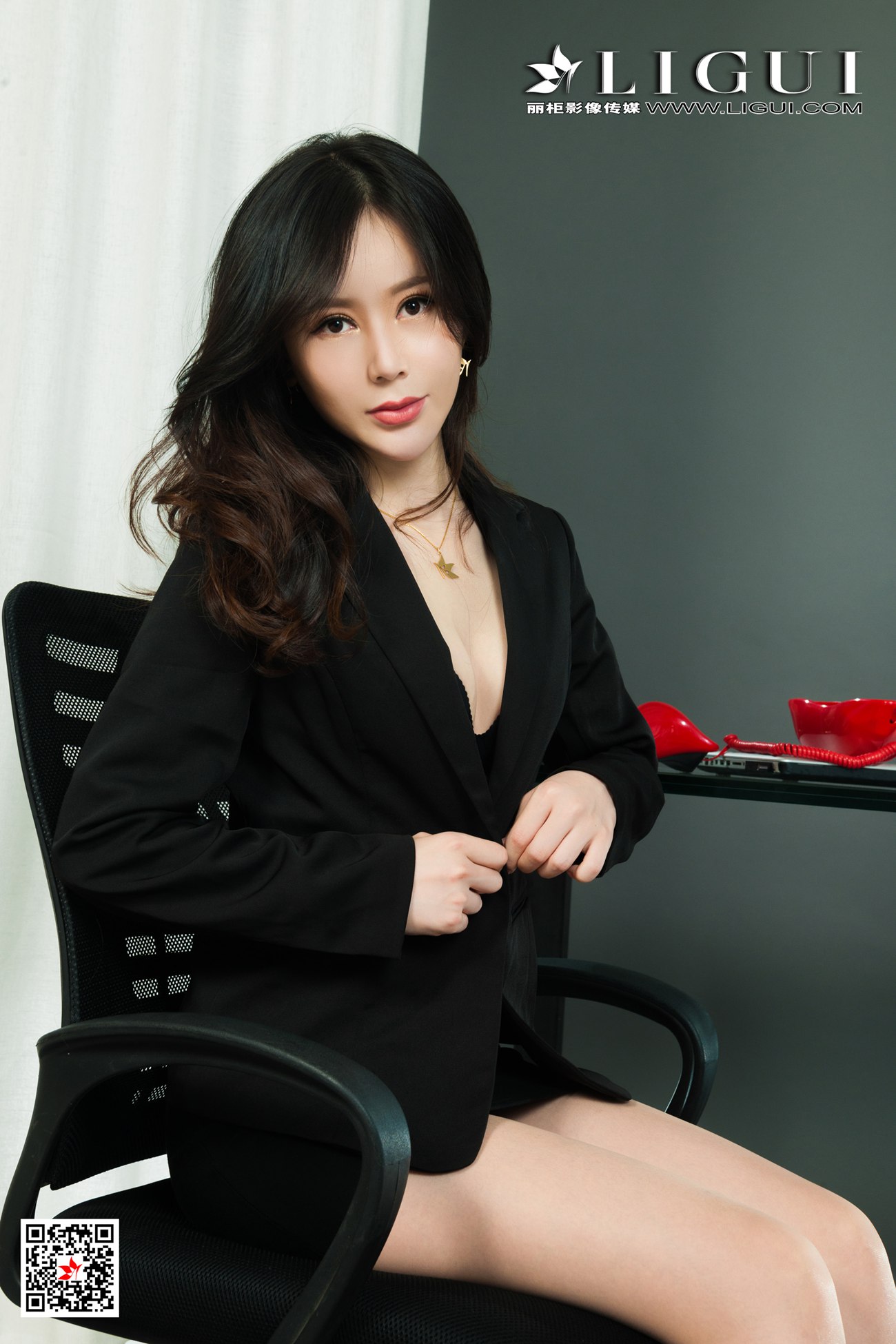 图片[37]-[Ligui丽柜]2021.08.09 《梦欲女同事》微微 [45+1P] – 速更版-美库