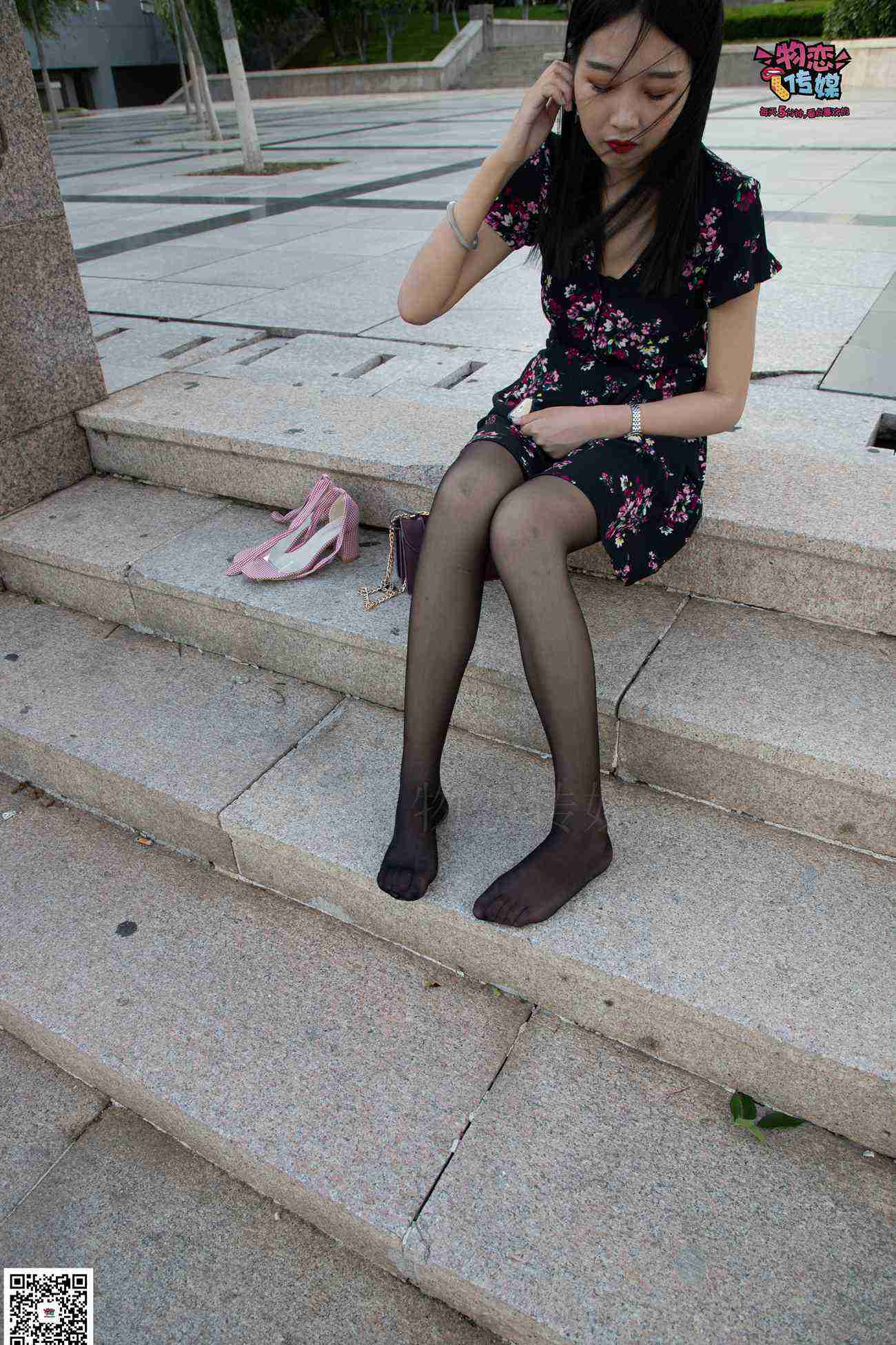 图片[16]-勿恋传媒 No.040 粉红与黑，天黑等你来找我 [138P] – 速更版-美库