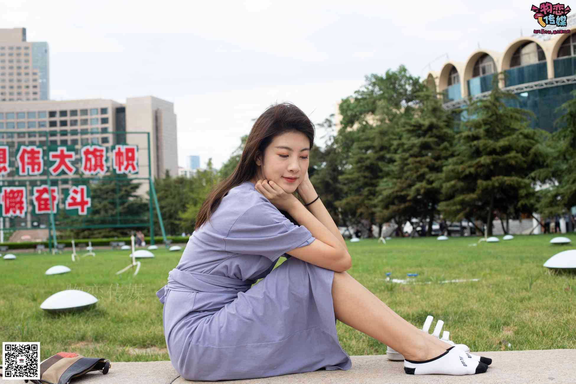 图片[61]-物恋传媒 No.043 湛蓝连衣裙搭配板鞋船袜,知性混搭自然美,耐克板鞋搭配白色船袜 [187P] – 速更版-美库