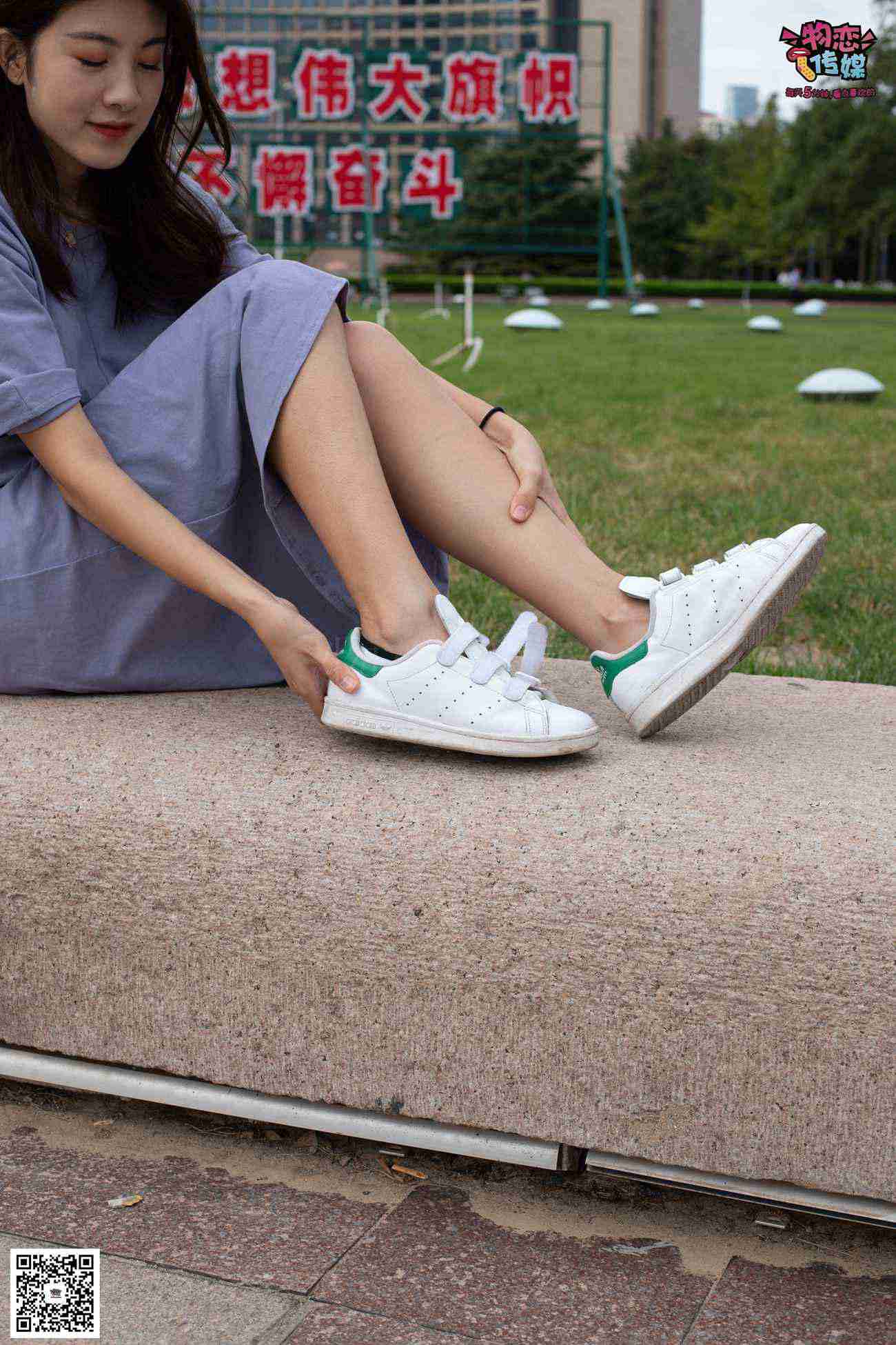 图片[80]-物恋传媒 No.043 湛蓝连衣裙搭配板鞋船袜,知性混搭自然美,耐克板鞋搭配白色船袜 [187P] – 速更版-美库