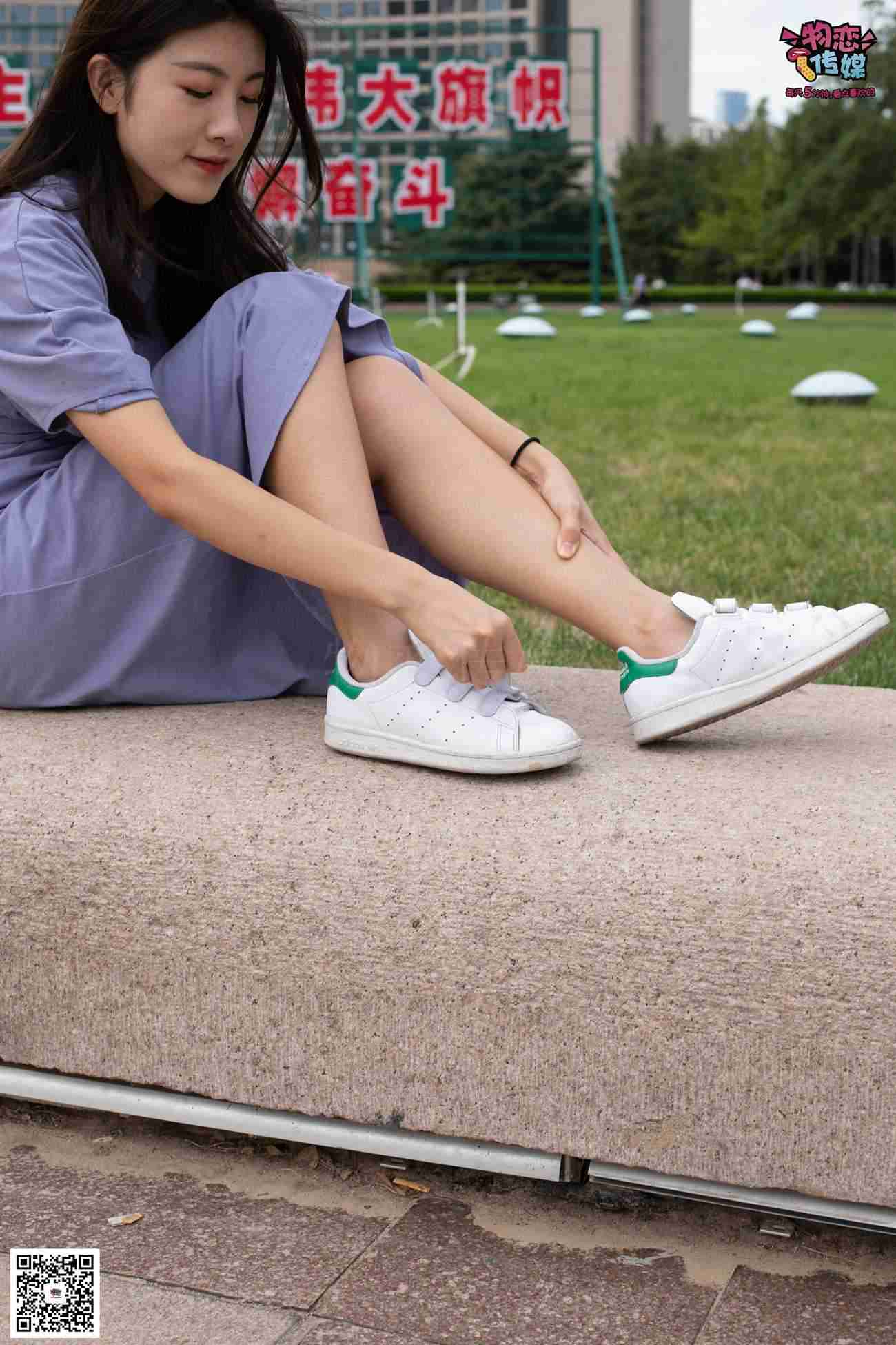 图片[84]-物恋传媒 No.043 湛蓝连衣裙搭配板鞋船袜,知性混搭自然美,耐克板鞋搭配白色船袜 [187P] – 速更版-美库