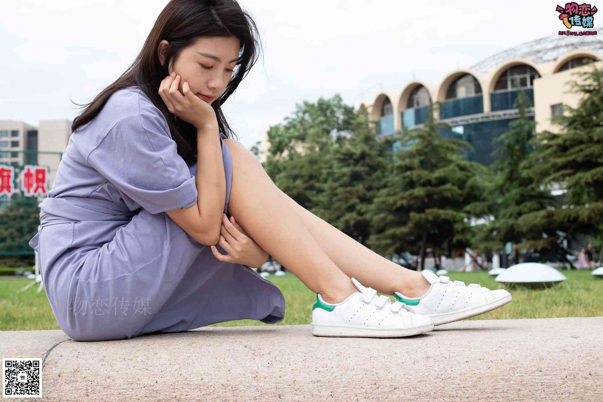 图片[105]-物恋传媒 No.043 湛蓝连衣裙搭配板鞋船袜,知性混搭自然美,耐克板鞋搭配白色船袜 [187P] – 速更版-美库