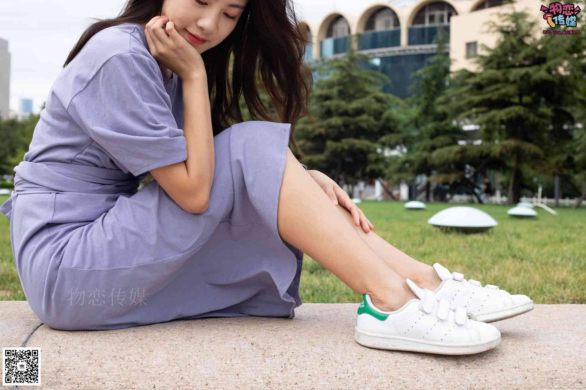 图片[113]-物恋传媒 No.043 湛蓝连衣裙搭配板鞋船袜,知性混搭自然美,耐克板鞋搭配白色船袜 [187P] – 速更版-美库