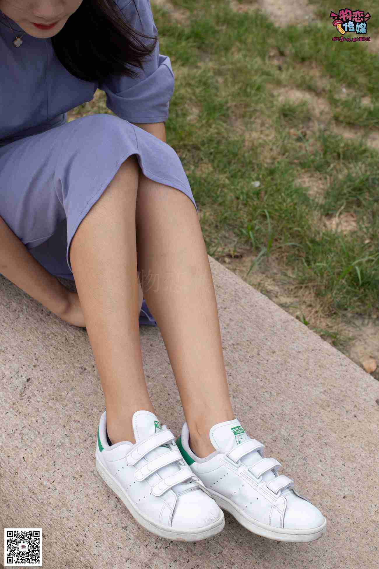 图片[115]-物恋传媒 No.043 湛蓝连衣裙搭配板鞋船袜,知性混搭自然美,耐克板鞋搭配白色船袜 [187P] – 速更版-美库