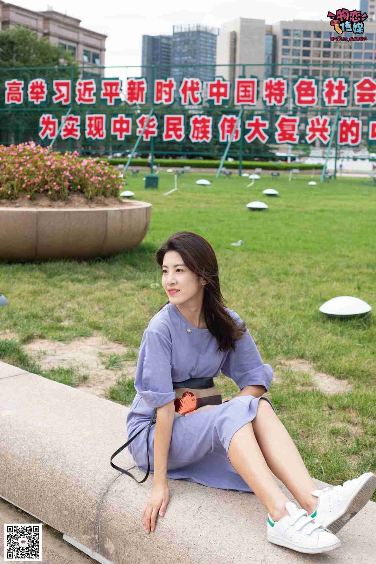 图片[127]-物恋传媒 No.043 湛蓝连衣裙搭配板鞋船袜,知性混搭自然美,耐克板鞋搭配白色船袜 [187P] – 速更版-美库