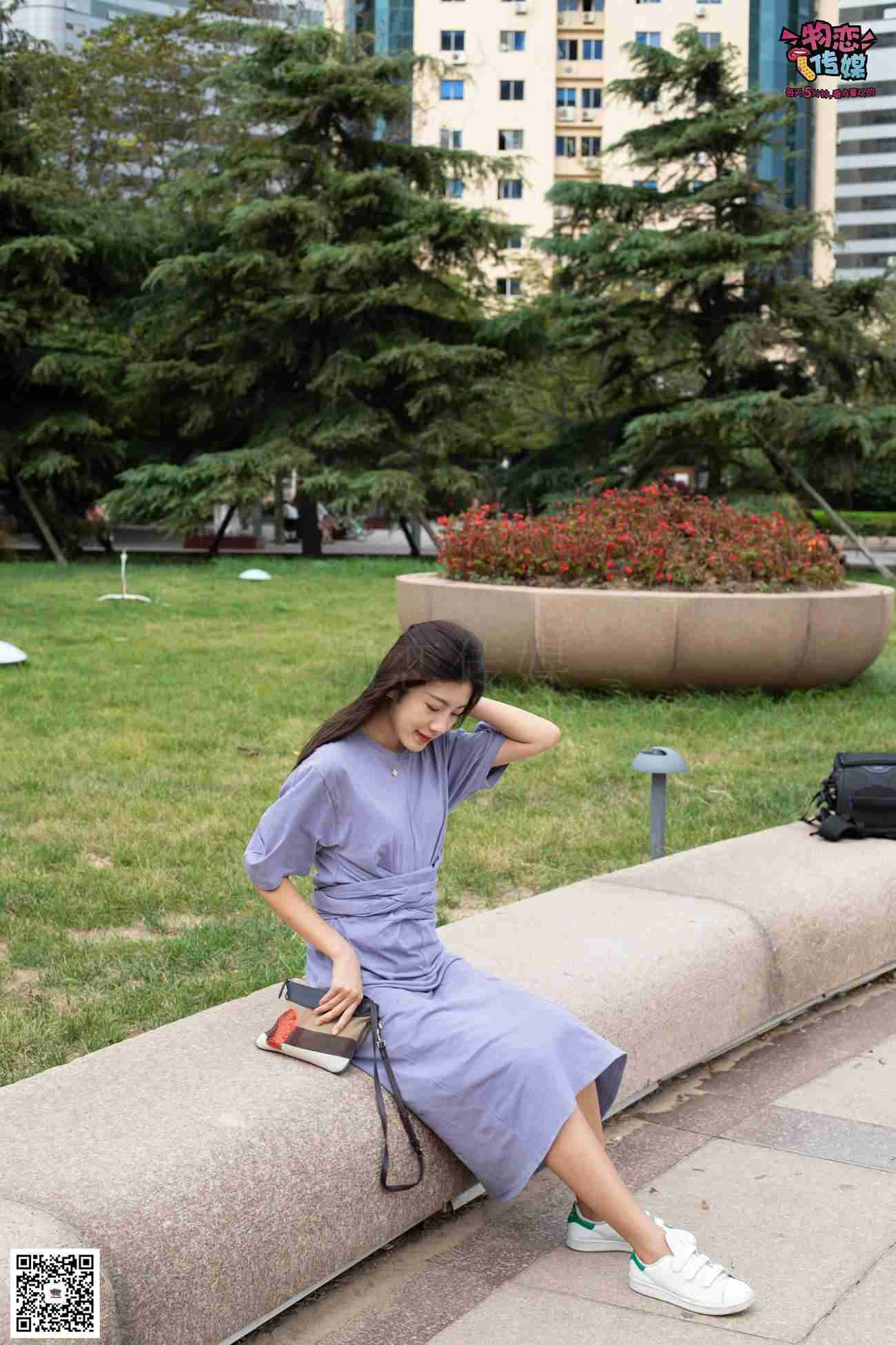 图片[143]-物恋传媒 No.043 湛蓝连衣裙搭配板鞋船袜,知性混搭自然美,耐克板鞋搭配白色船袜 [187P] – 速更版-美库