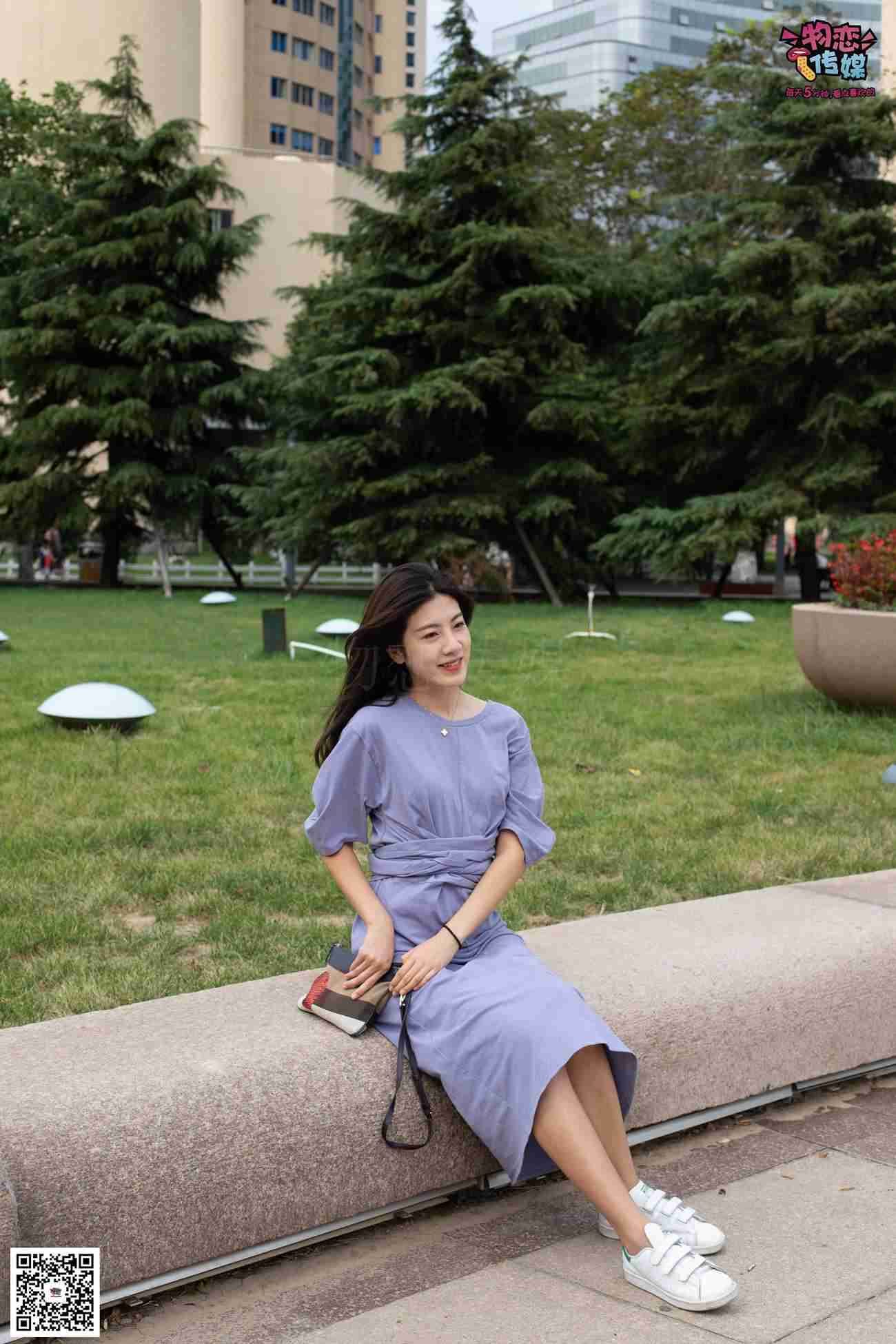 图片[144]-物恋传媒 No.043 湛蓝连衣裙搭配板鞋船袜,知性混搭自然美,耐克板鞋搭配白色船袜 [187P] – 速更版-美库