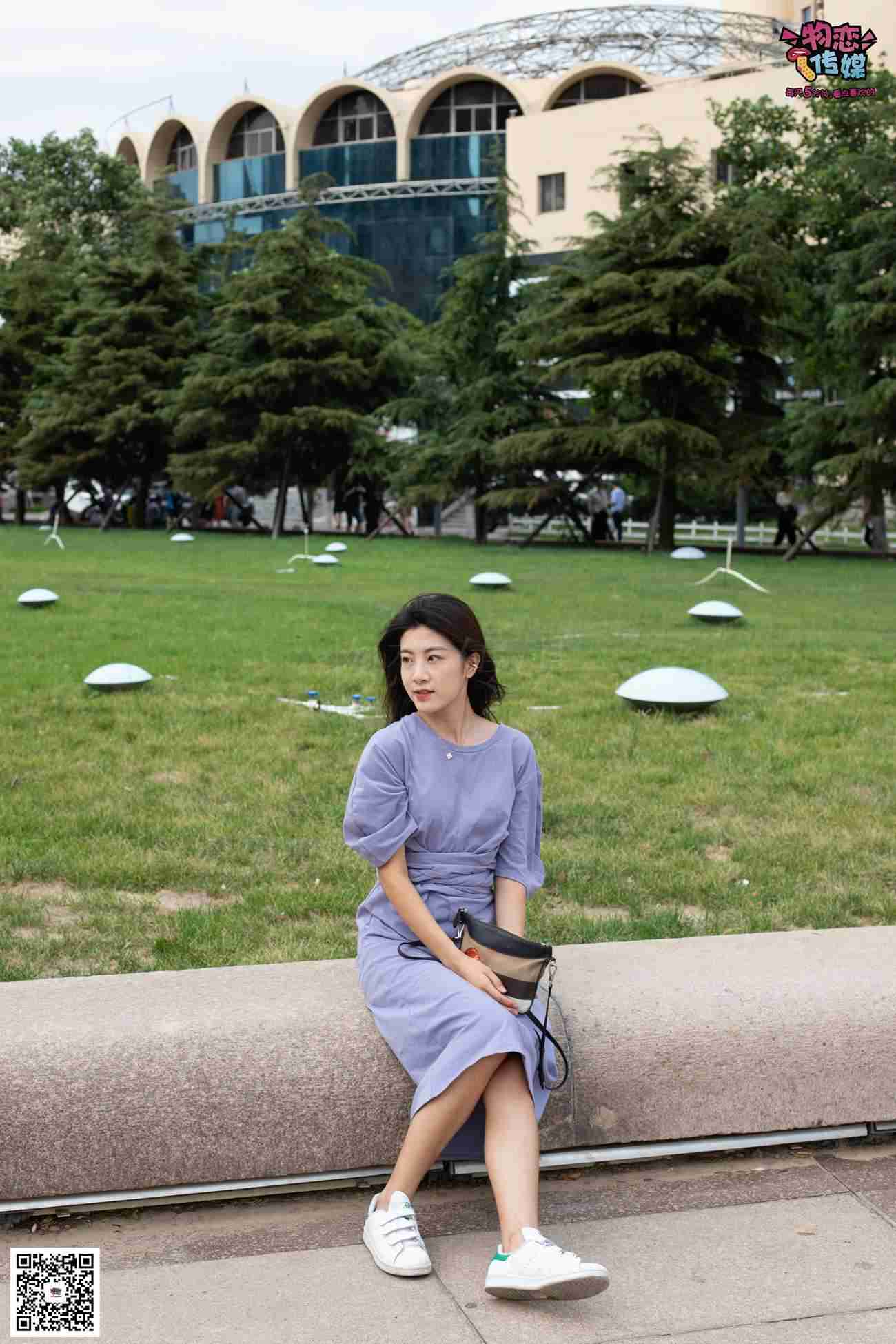 图片[146]-物恋传媒 No.043 湛蓝连衣裙搭配板鞋船袜,知性混搭自然美,耐克板鞋搭配白色船袜 [187P] – 速更版-美库