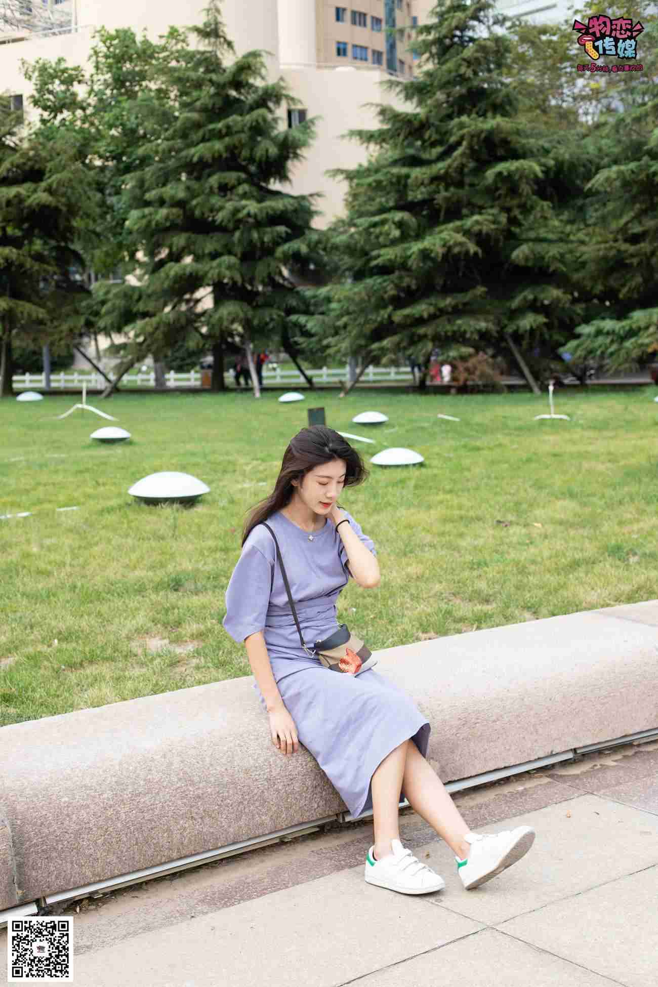 图片[159]-物恋传媒 No.043 湛蓝连衣裙搭配板鞋船袜,知性混搭自然美,耐克板鞋搭配白色船袜 [187P] – 速更版-美库