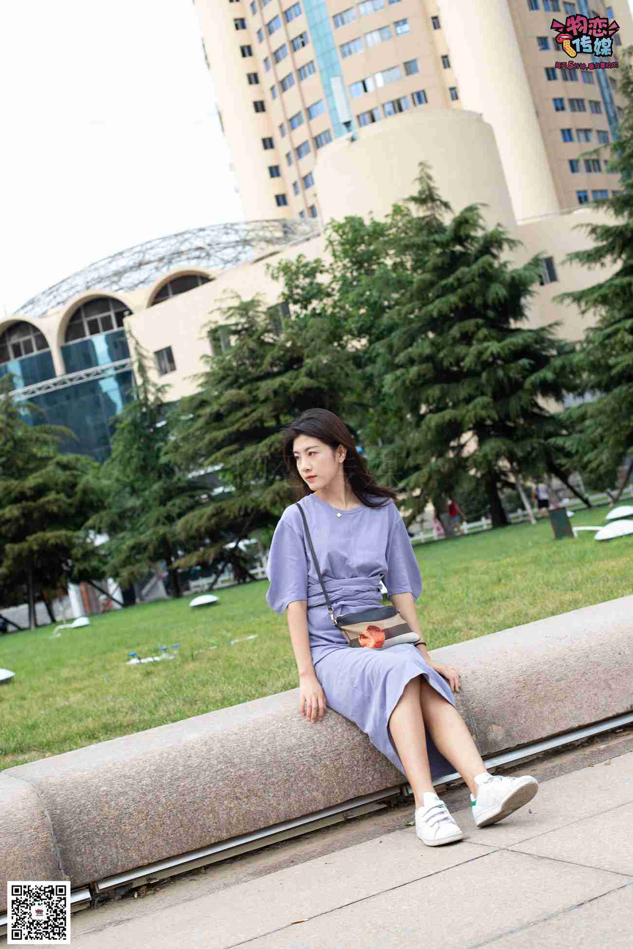 图片[165]-物恋传媒 No.043 湛蓝连衣裙搭配板鞋船袜,知性混搭自然美,耐克板鞋搭配白色船袜 [187P] – 速更版-美库