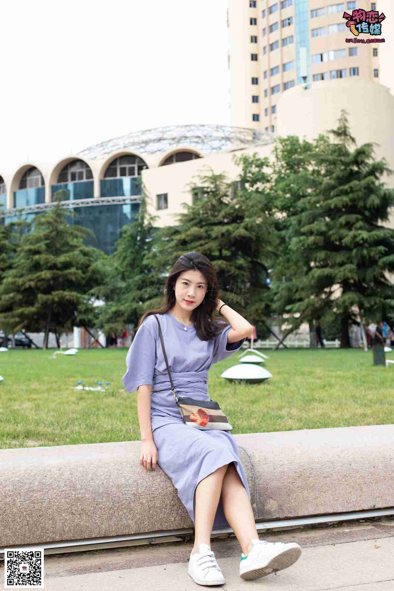图片[166]-物恋传媒 No.043 湛蓝连衣裙搭配板鞋船袜,知性混搭自然美,耐克板鞋搭配白色船袜 [187P] – 速更版-美库