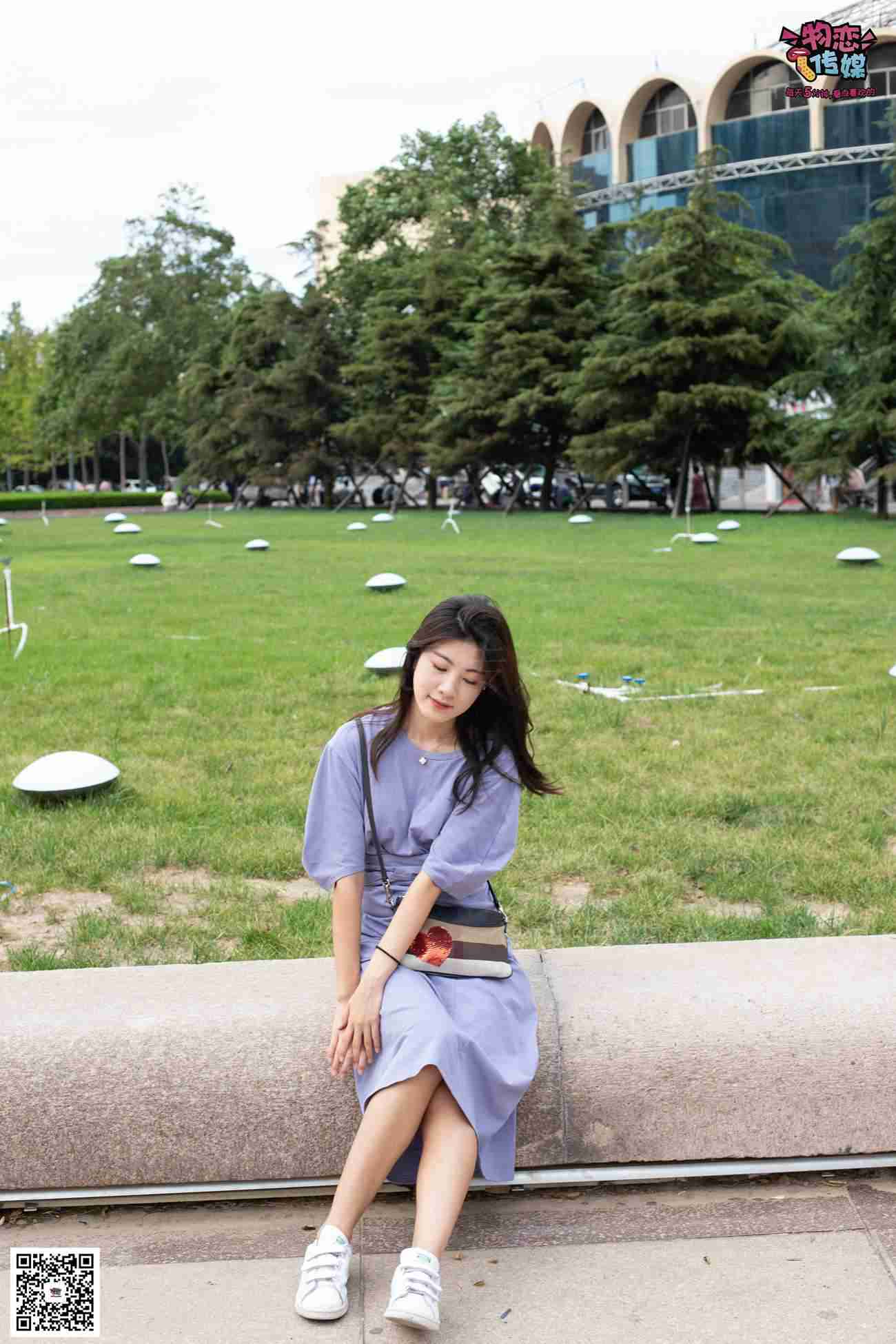 图片[175]-物恋传媒 No.043 湛蓝连衣裙搭配板鞋船袜,知性混搭自然美,耐克板鞋搭配白色船袜 [187P] – 速更版-美库