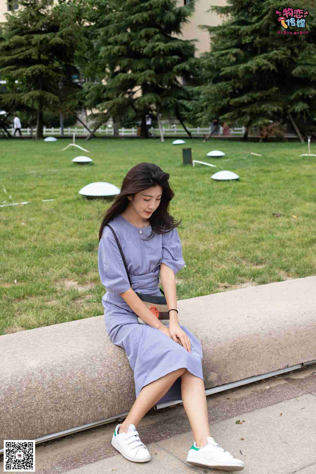 图片[177]-物恋传媒 No.043 湛蓝连衣裙搭配板鞋船袜,知性混搭自然美,耐克板鞋搭配白色船袜 [187P] – 速更版-美库