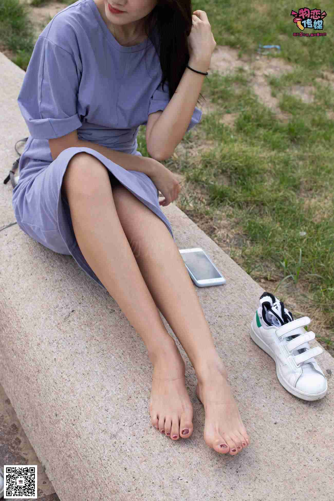 图片[180]-物恋传媒 No.043 湛蓝连衣裙搭配板鞋船袜,知性混搭自然美,耐克板鞋搭配白色船袜 [187P] – 速更版-美库