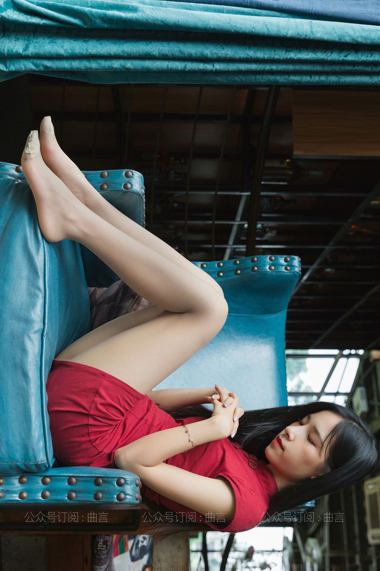 图片[25]-[IESS异思趣向] 耽丝 210331 梅子红色旗袍 [90P] – 速更版-美库