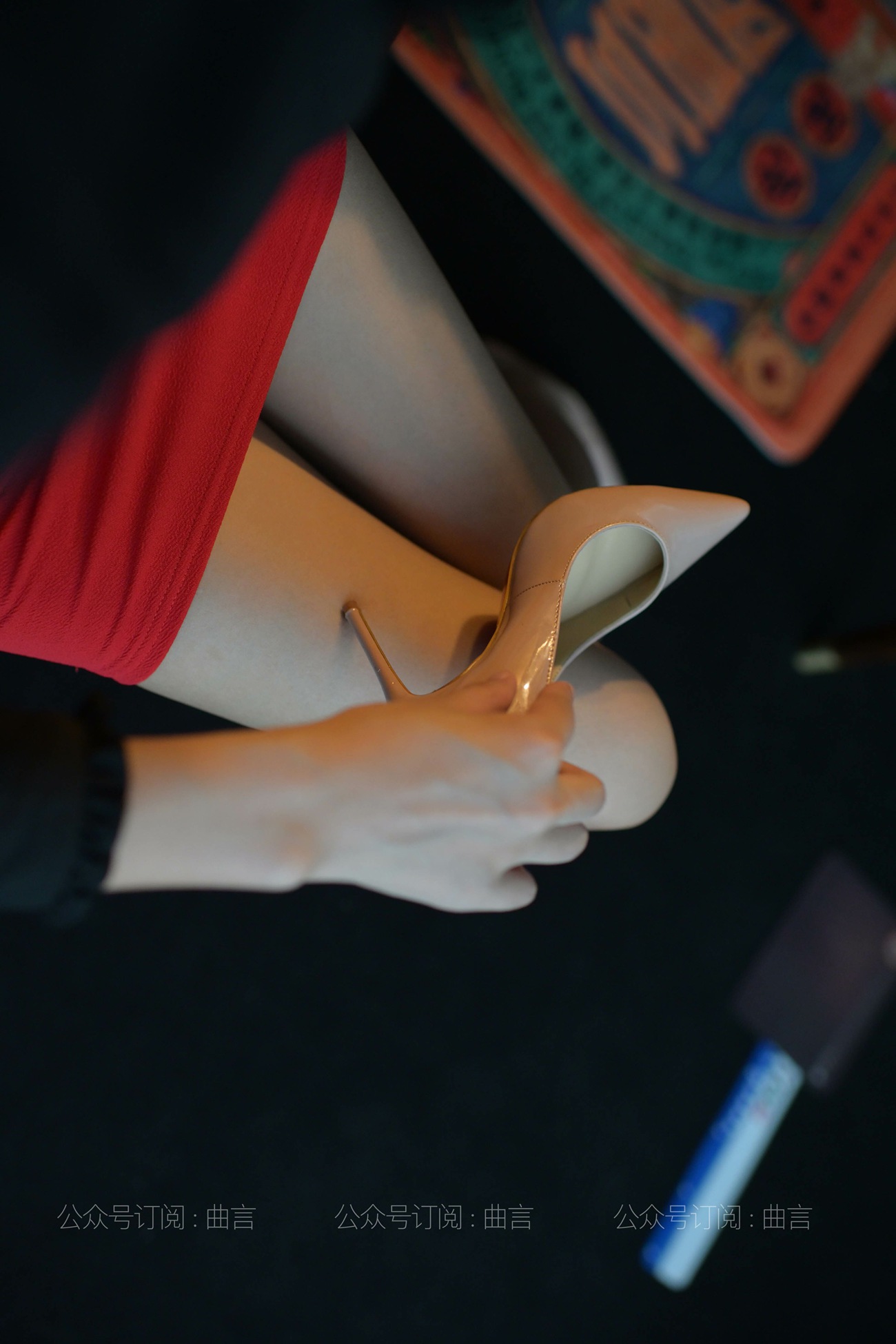 图片[65]-[IESS异思趣向] 耽丝 210401 肉肉的性感红裙 [85P] – 速更版-美库