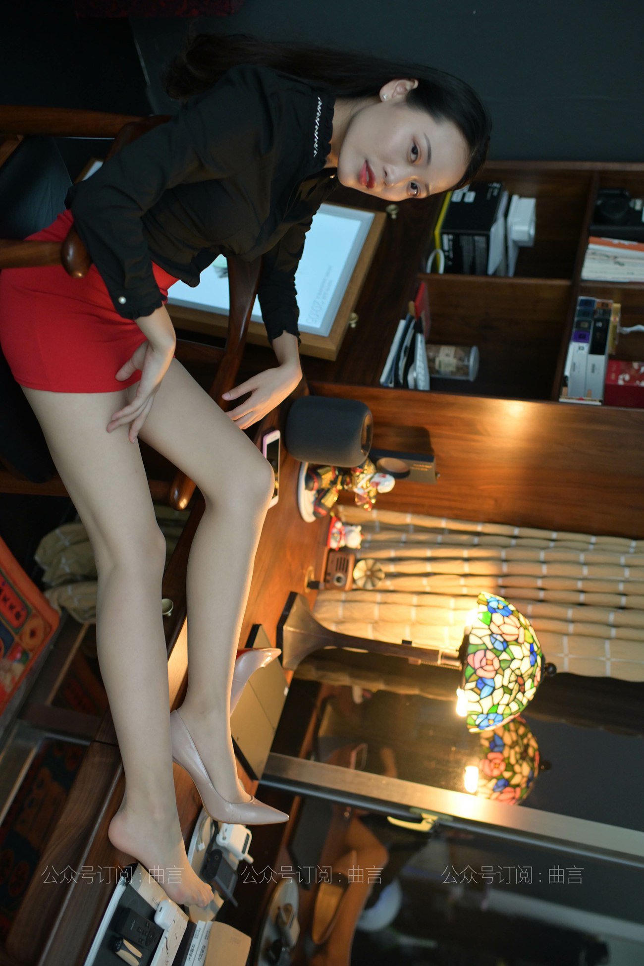 图片[78]-[IESS异思趣向] 耽丝 210401 肉肉的性感红裙 [85P] – 速更版-美库