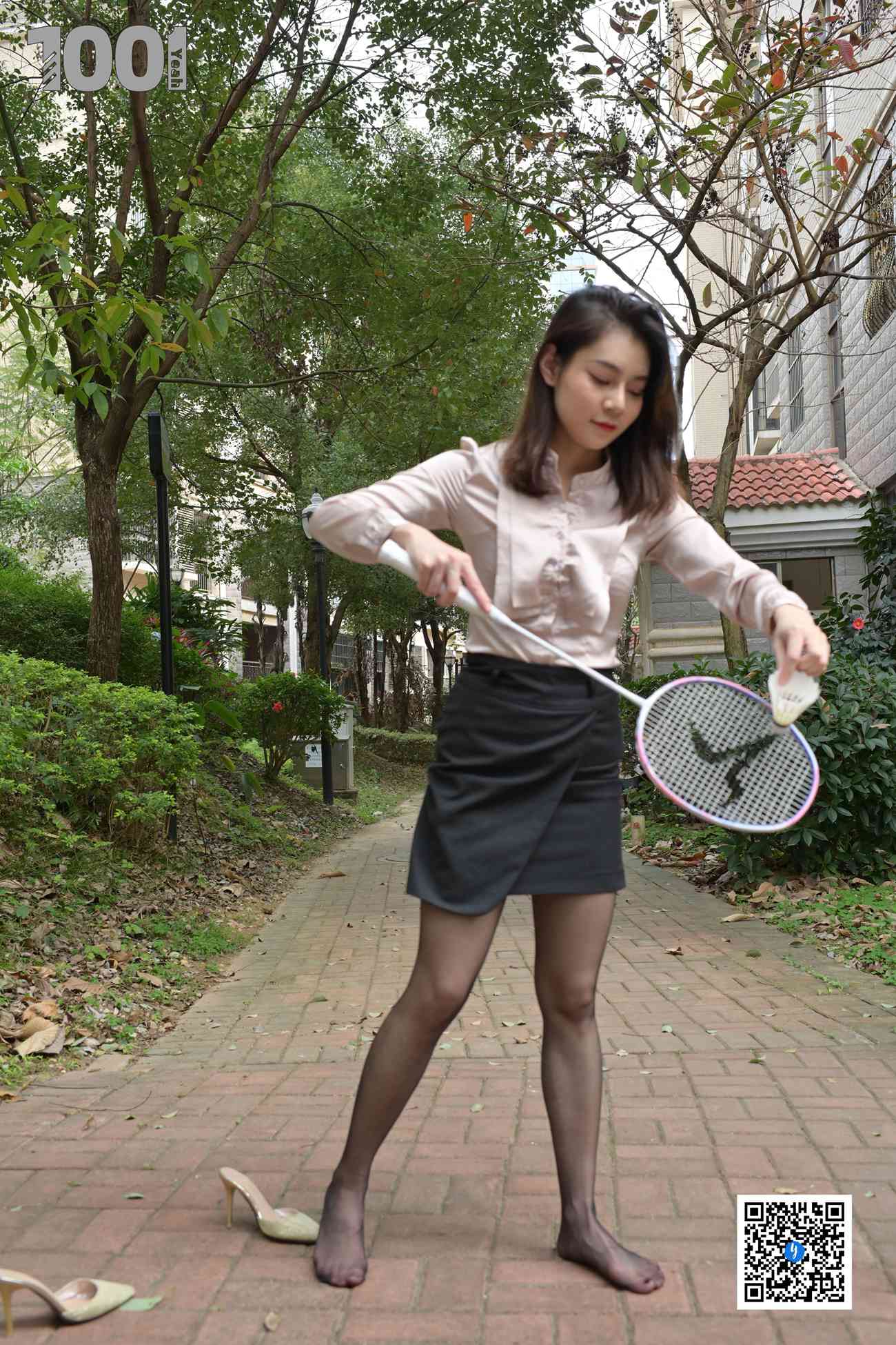 图片[18]-[IESS异思趣向] 一千零一夜 192 真真《打羽毛球2》[70P] – 速更版-美库