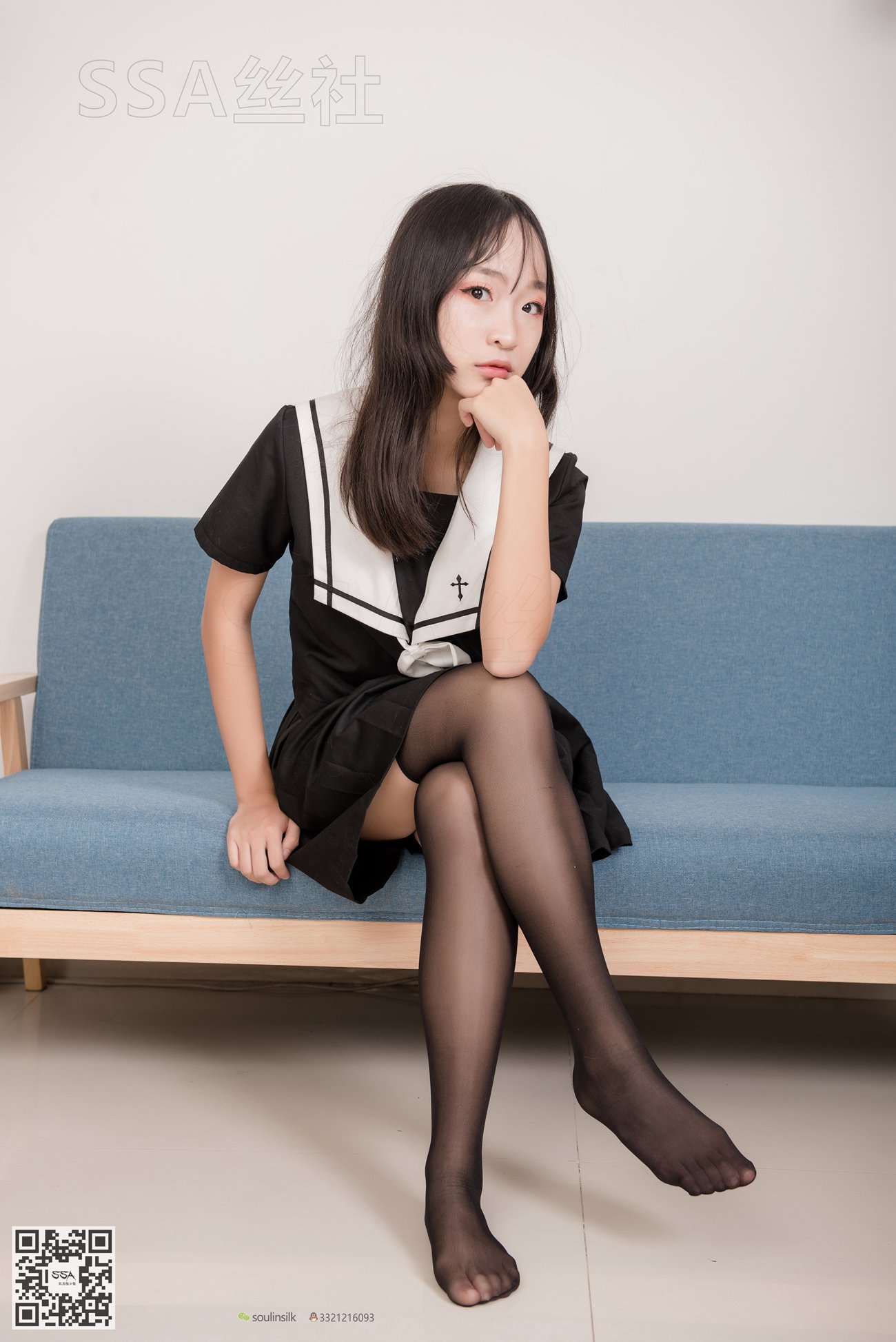 图片[45]-[SSA丝社]超清写真 NO.135 甘子 16的芳华少女长筒黑丝[116P] – 速更版-美库