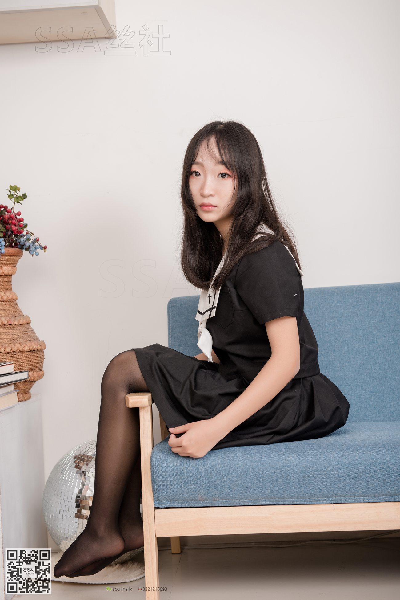 图片[57]-[SSA丝社]超清写真 NO.135 甘子 16的芳华少女长筒黑丝[116P] – 速更版-美库