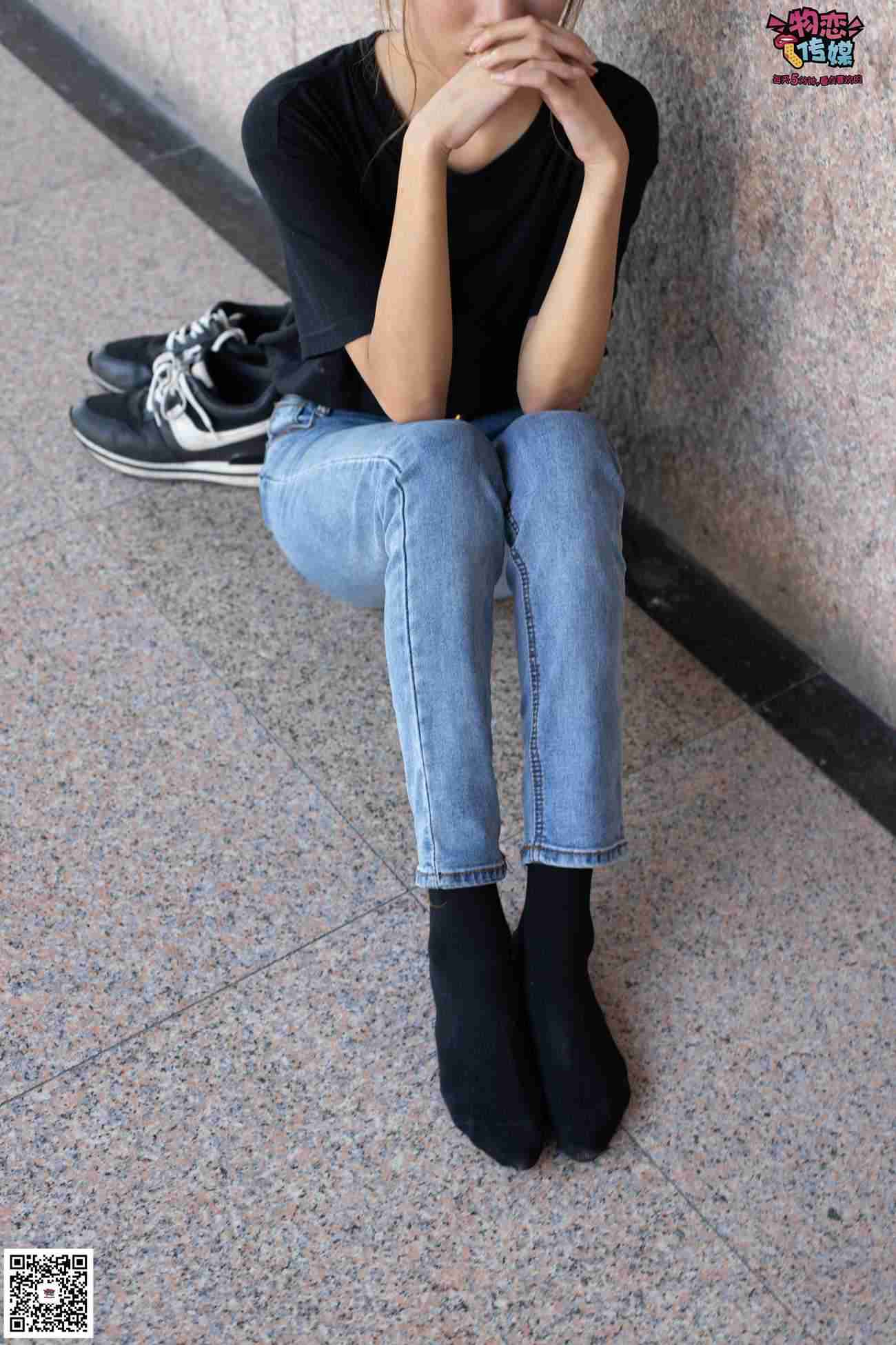 图片[37]-物恋传媒 No.047 丸子头的大眼妹,黑体恤搭配经典牛仔裤 [105P] – 速更版-美库