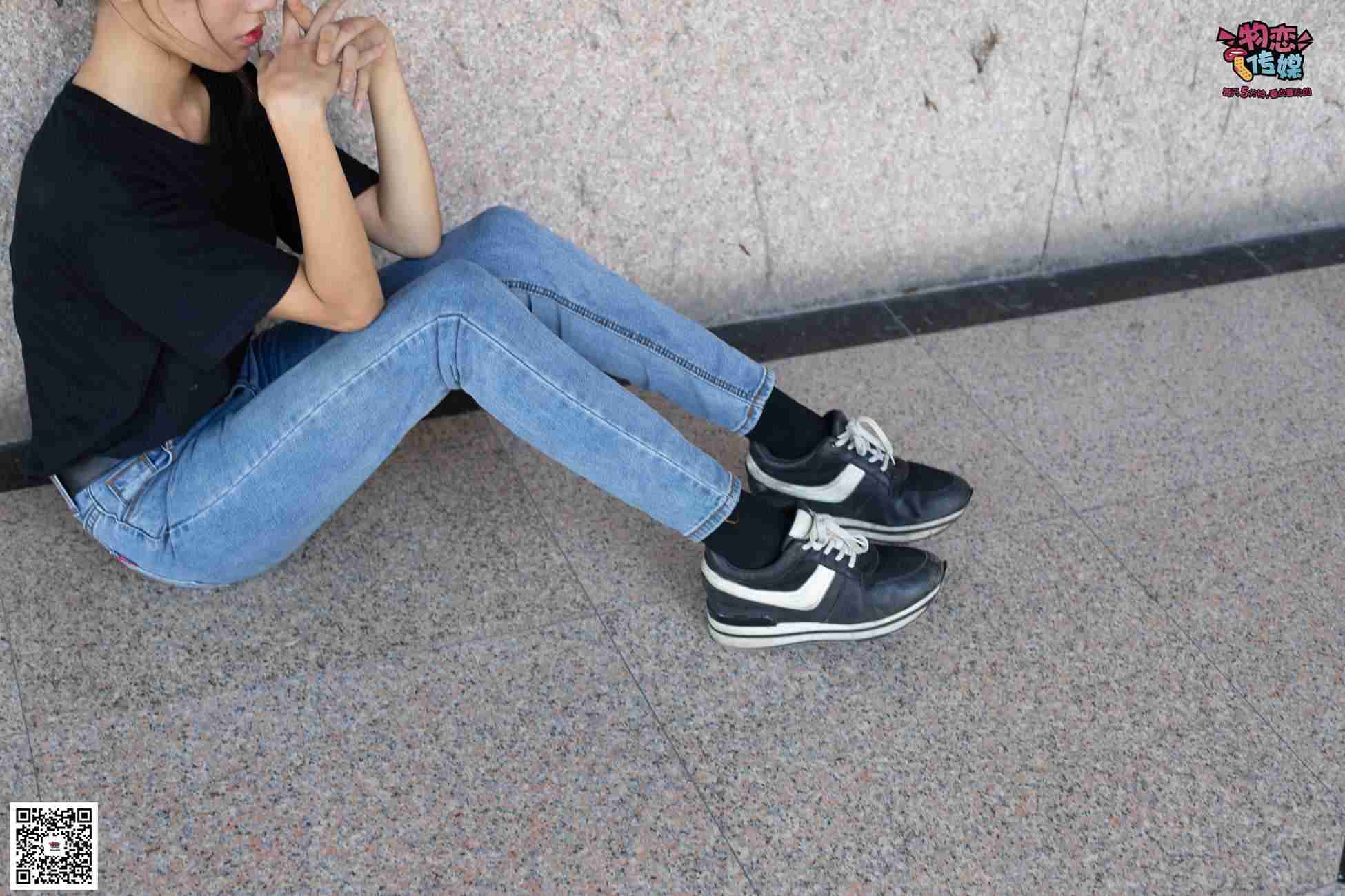 图片[45]-物恋传媒 No.047 丸子头的大眼妹,黑体恤搭配经典牛仔裤 [105P] – 速更版-美库