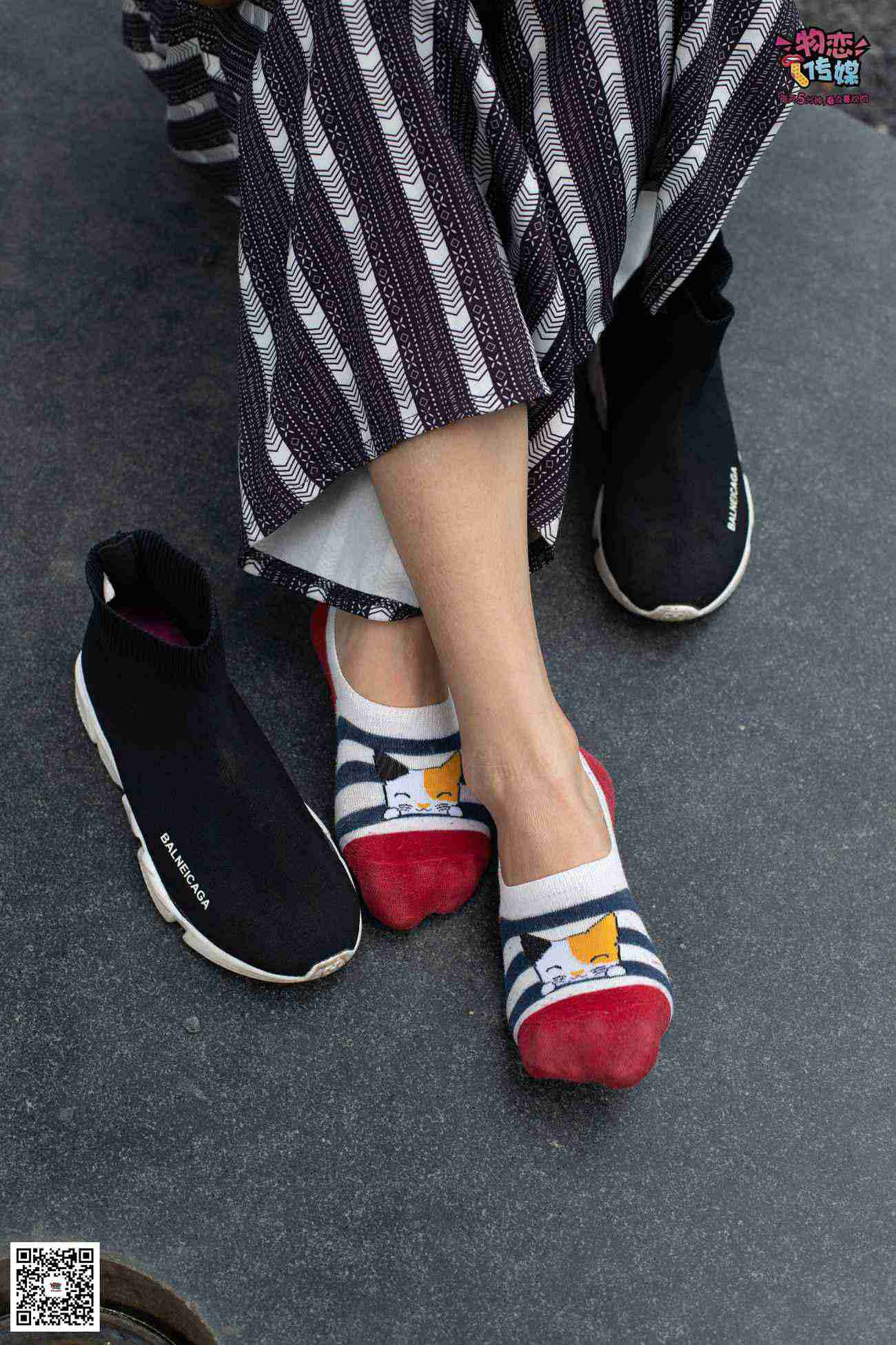 图片[44]-物恋传媒 No.048 潮不潮,先看脚,潮妹驾驭袜子鞋,街拍也要不服输~可爱小棉袜 [149P] – 速更版-美库
