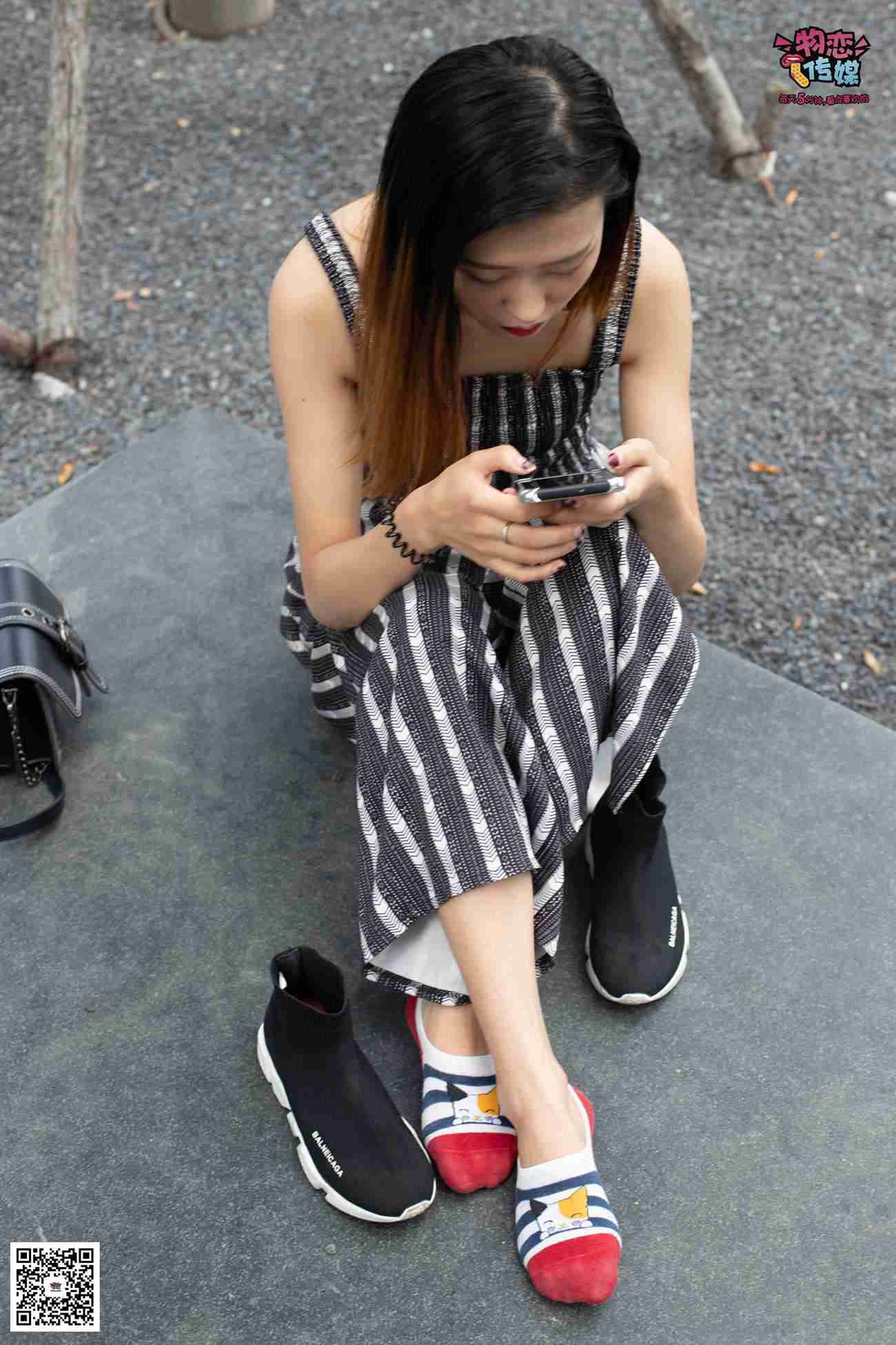 图片[45]-物恋传媒 No.048 潮不潮,先看脚,潮妹驾驭袜子鞋,街拍也要不服输~可爱小棉袜 [149P] – 速更版-美库