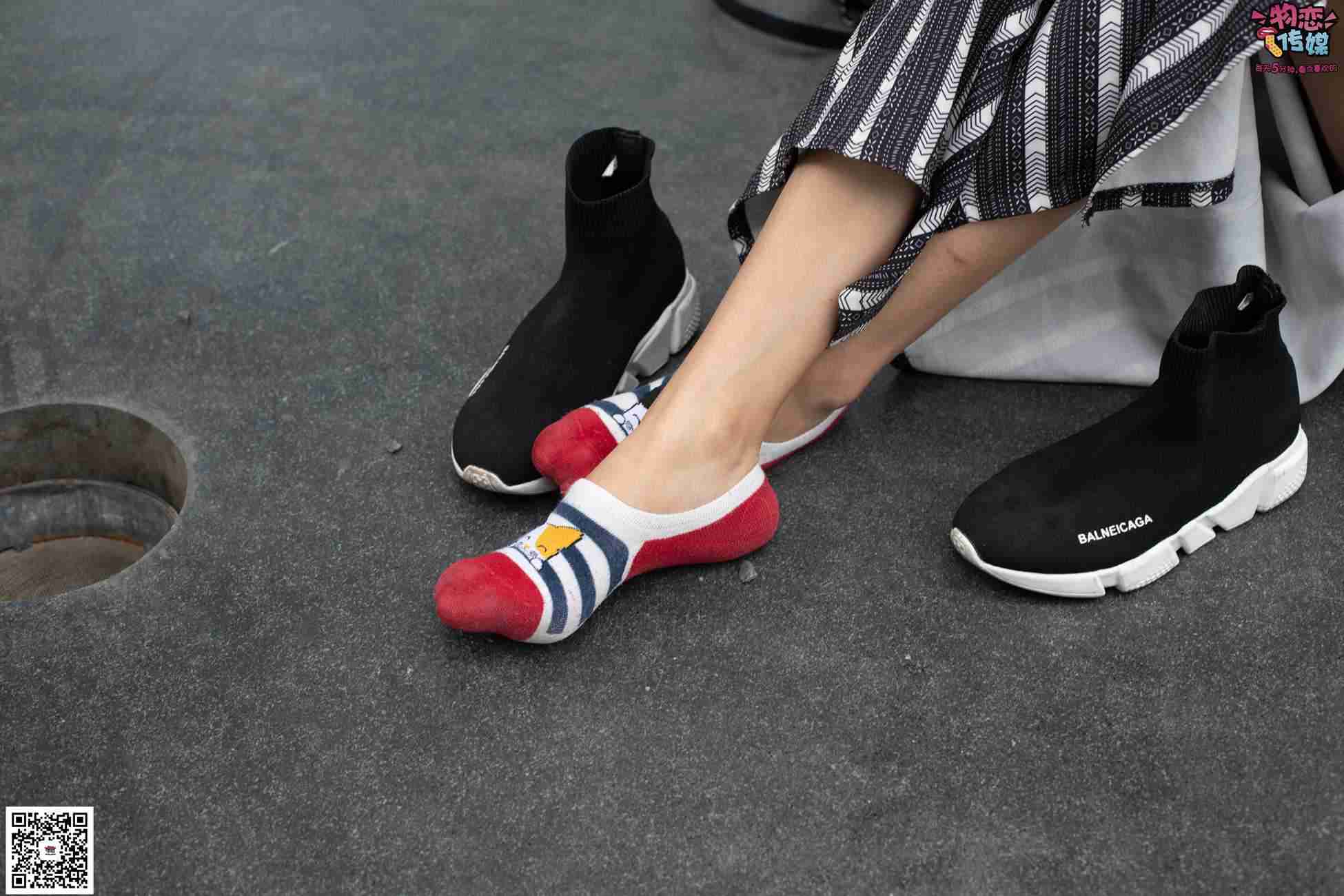 图片[54]-物恋传媒 No.048 潮不潮,先看脚,潮妹驾驭袜子鞋,街拍也要不服输~可爱小棉袜 [149P] – 速更版-美库