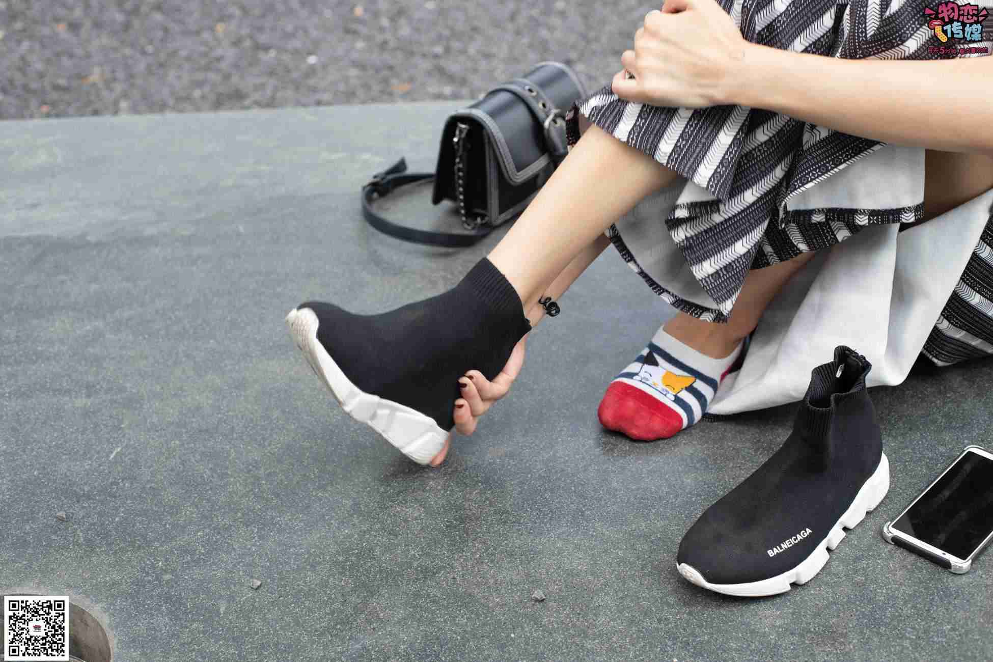 图片[57]-物恋传媒 No.048 潮不潮,先看脚,潮妹驾驭袜子鞋,街拍也要不服输~可爱小棉袜 [149P] – 速更版-美库