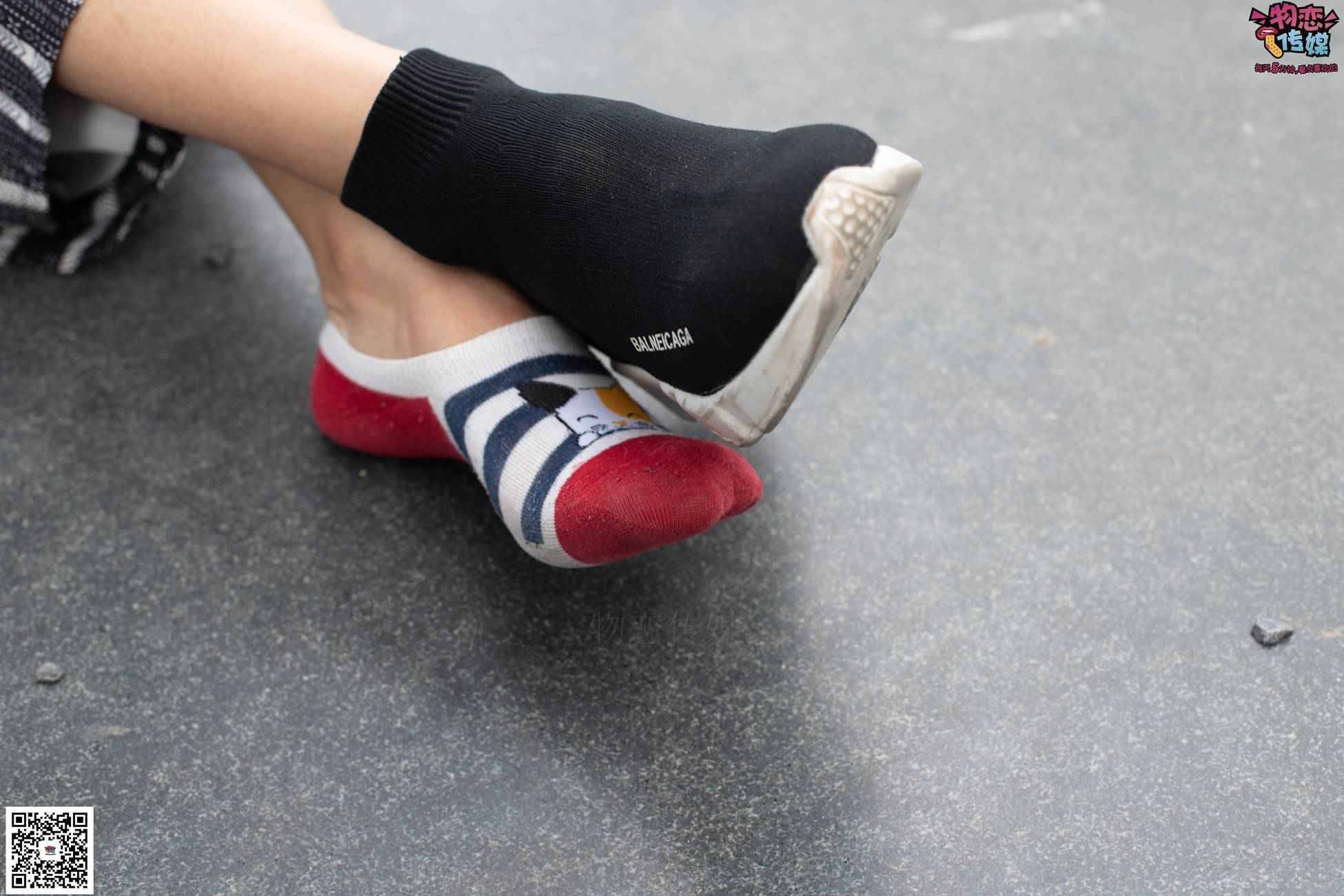图片[59]-物恋传媒 No.048 潮不潮,先看脚,潮妹驾驭袜子鞋,街拍也要不服输~可爱小棉袜 [149P] – 速更版-美库