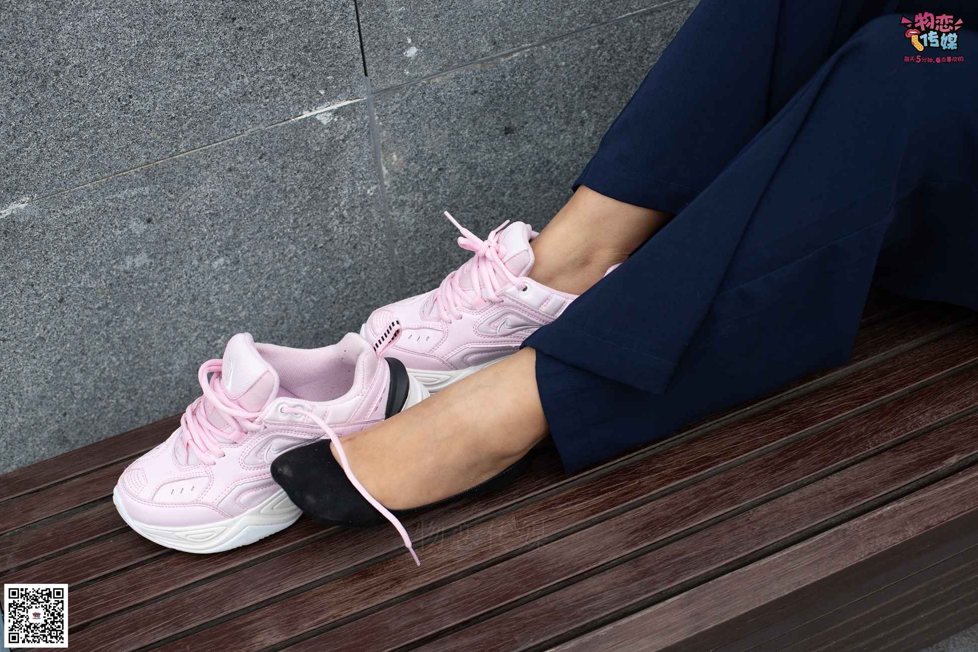 图片[54]-物恋传媒 No.053 些许肉感，很多性感~粉色小跑鞋配黑色船袜 [124P] – 速更版-美库